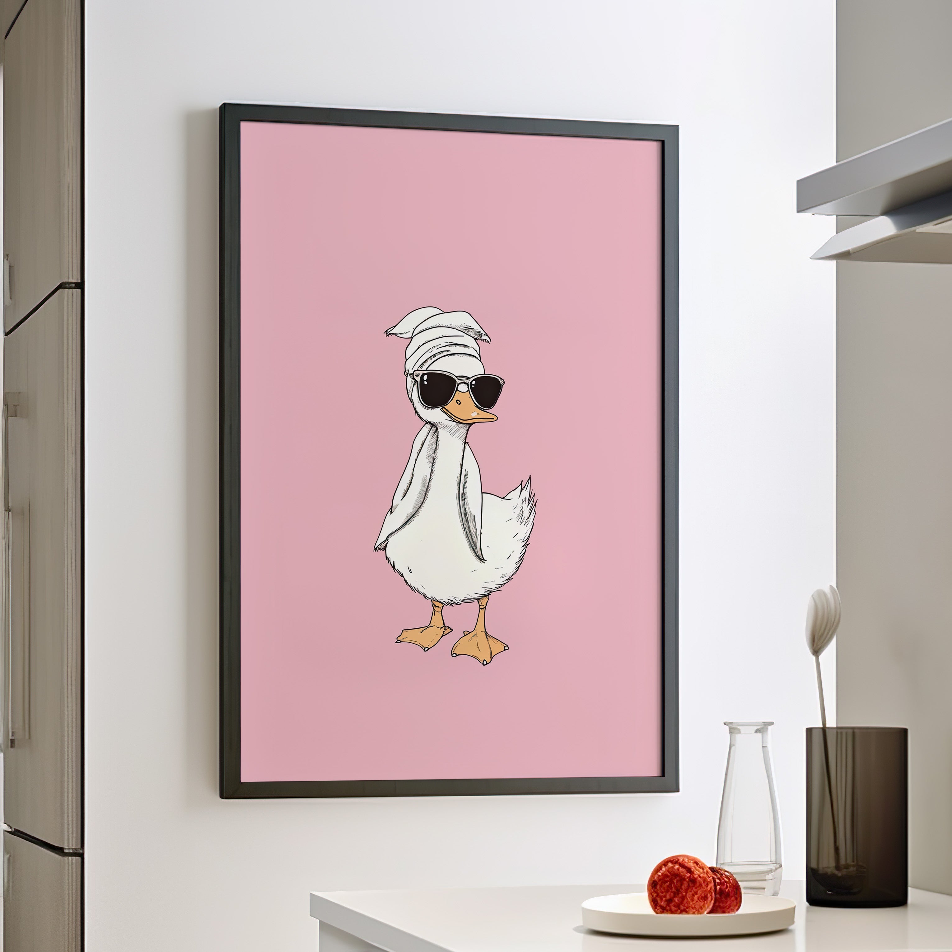 Framed Paper Print - Sassy Duck Retreat