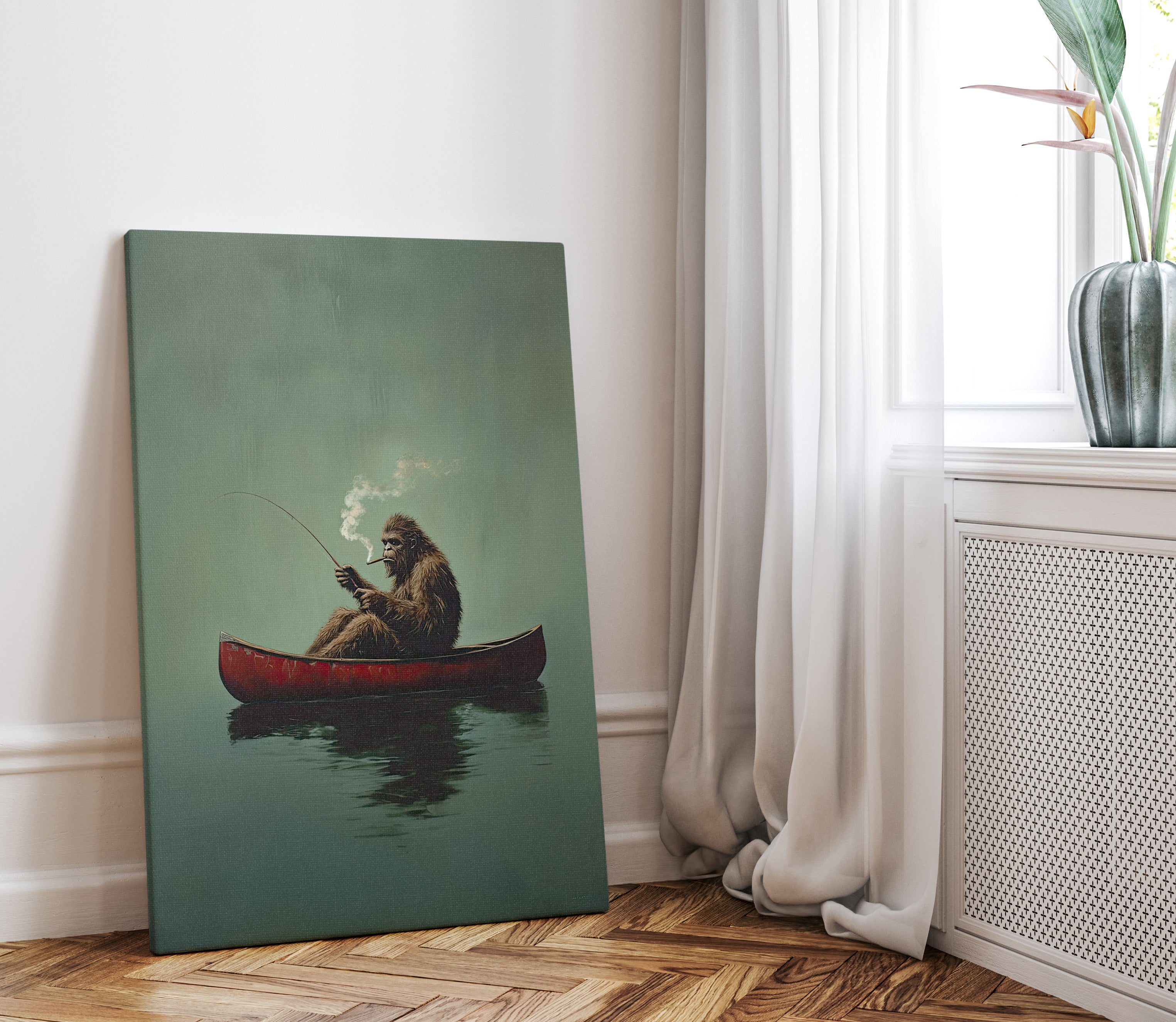 .75" Matte Canvas - Bigfoot Canoe Adventure