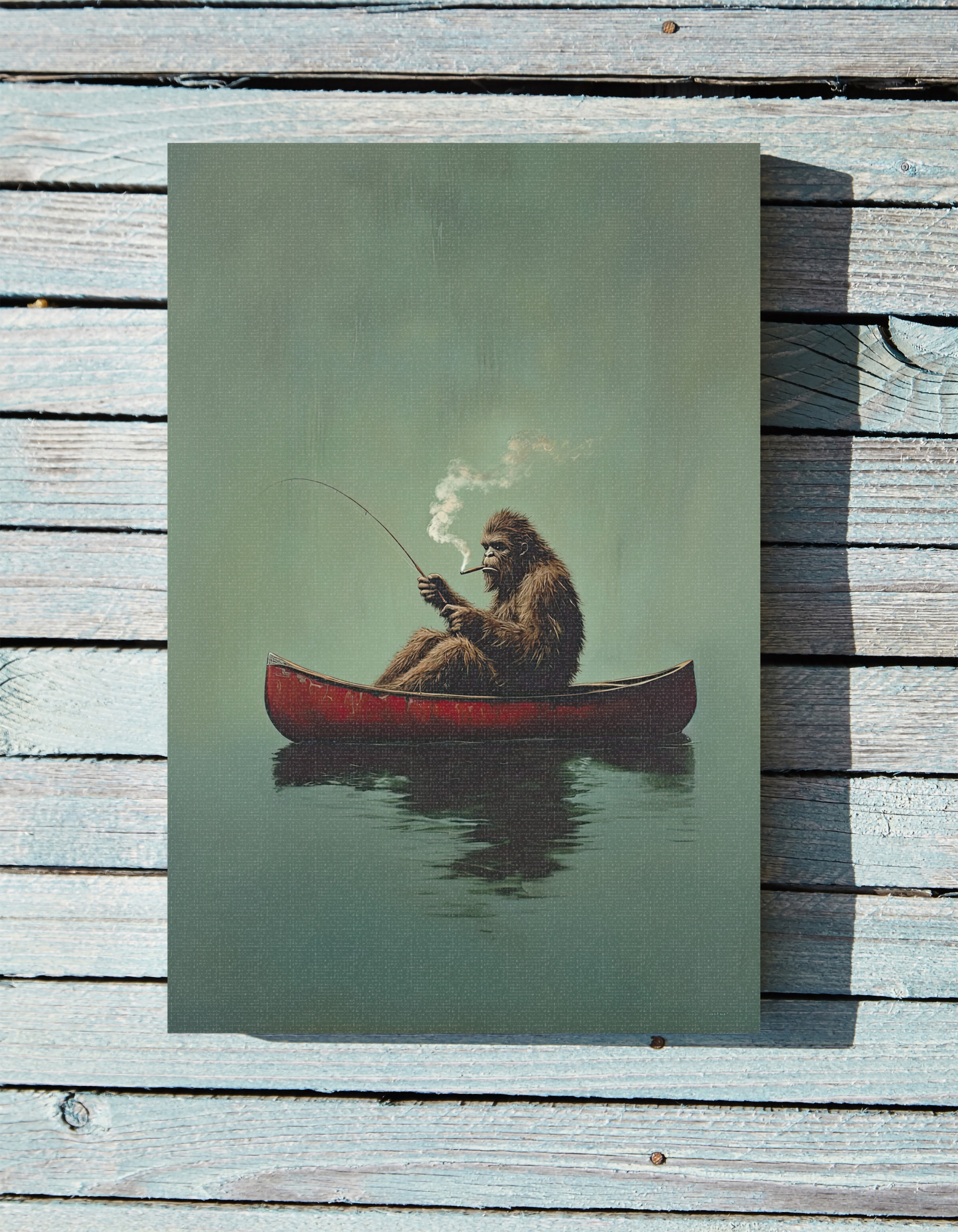 .75" Matte Canvas - Bigfoot Canoe Adventure