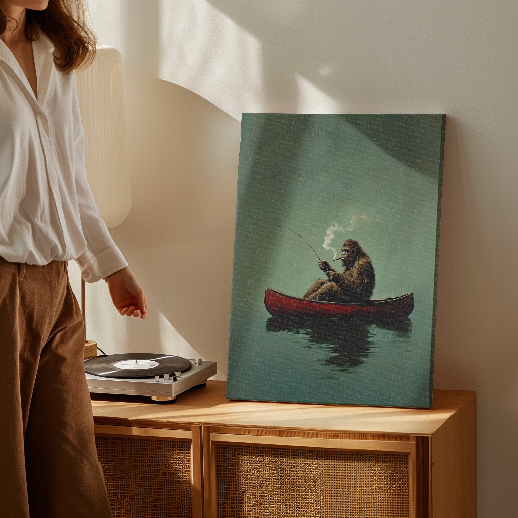 .75" Matte Canvas - Bigfoot Canoe Adventure