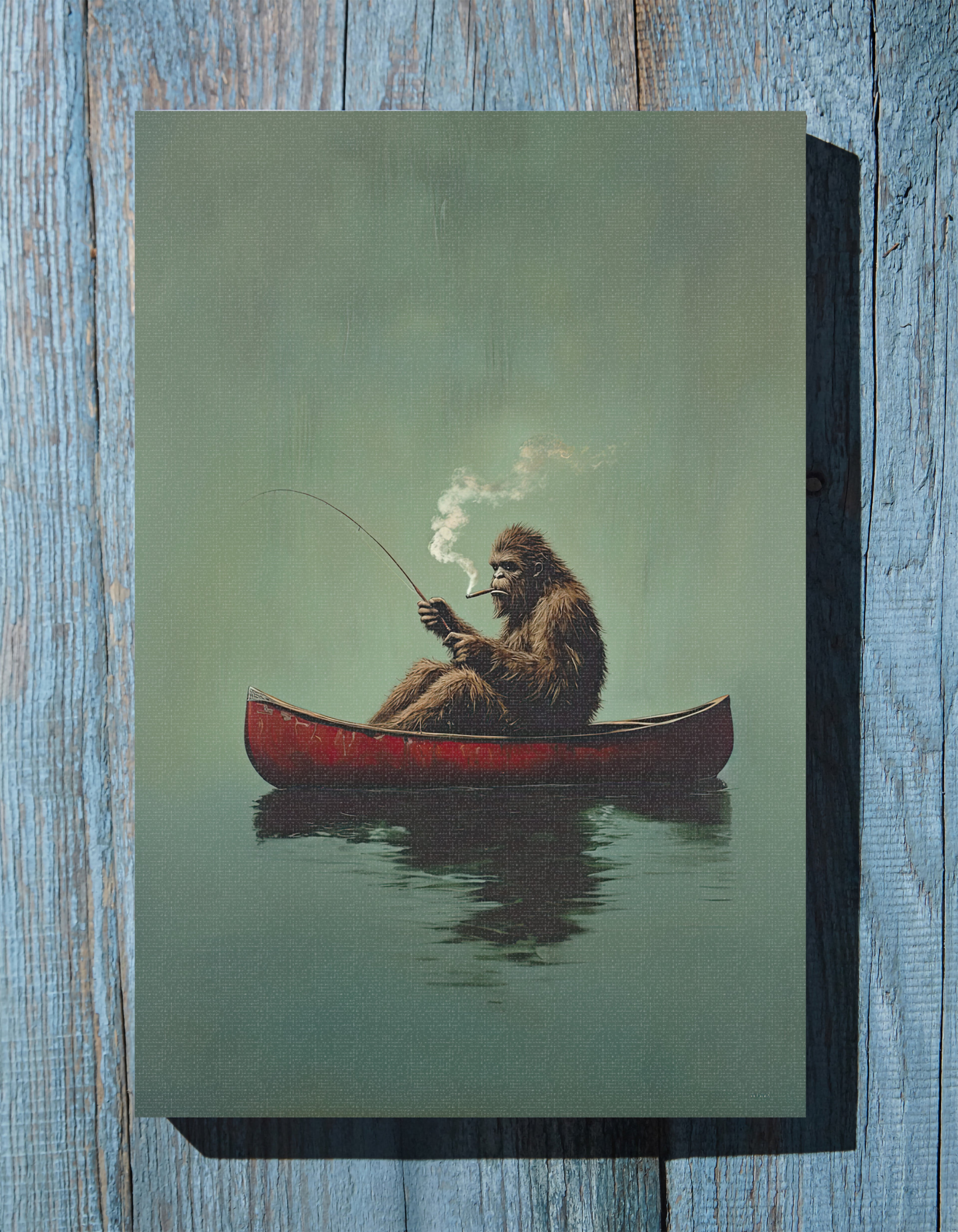 .75" Matte Canvas - Bigfoot Canoe Adventure