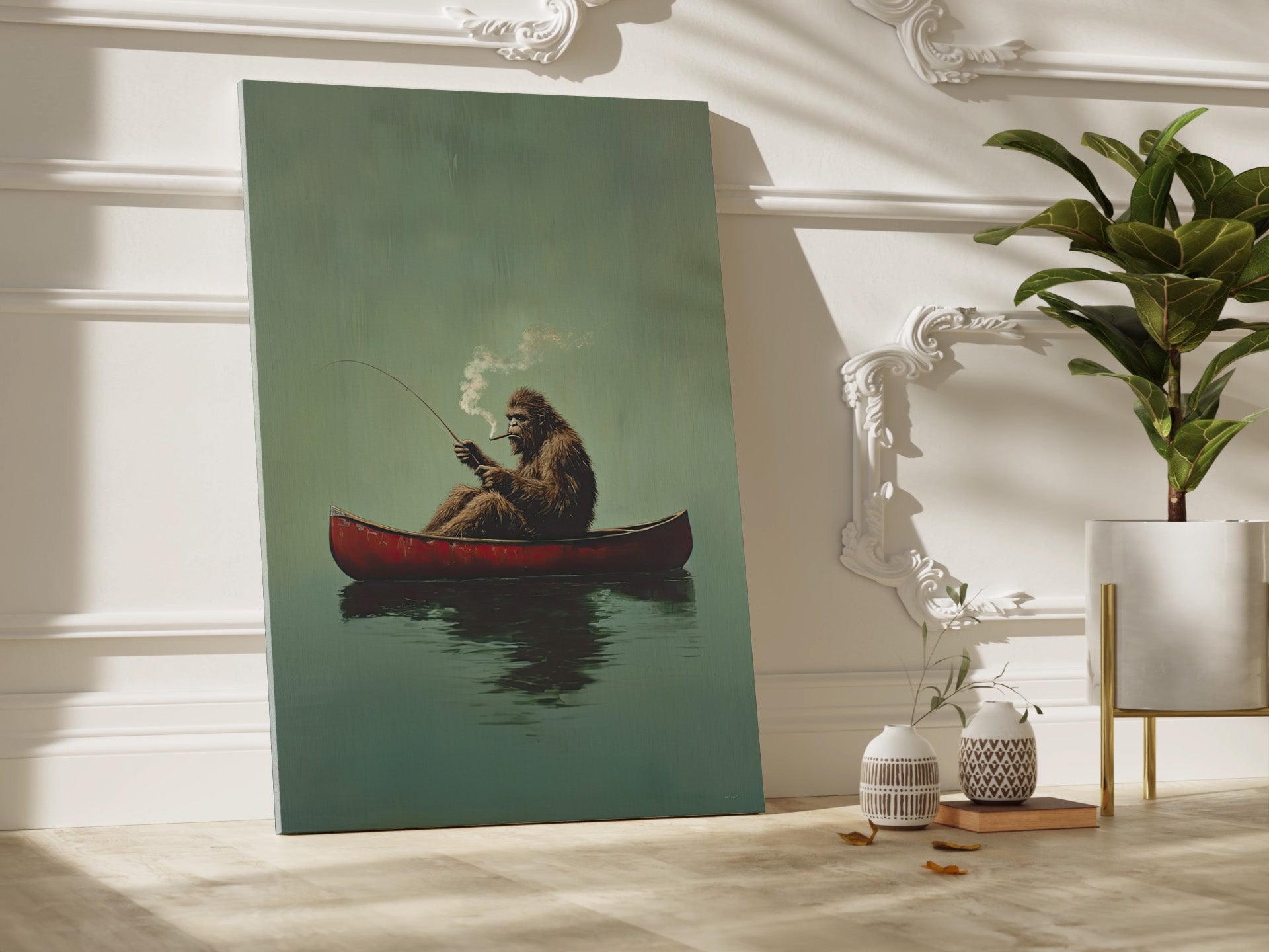 .75" Matte Canvas - Bigfoot Canoe Adventure