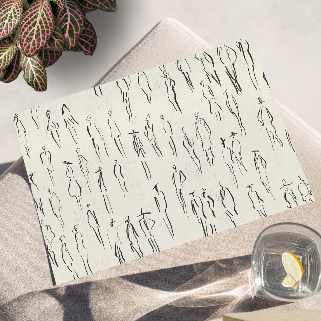 Crowd in Motion Linework