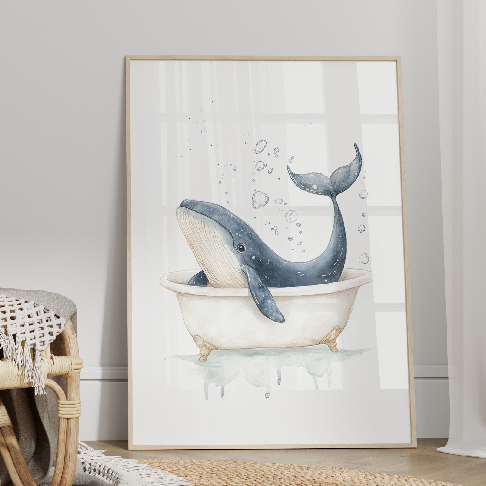 Whale Tub Bubble Splash