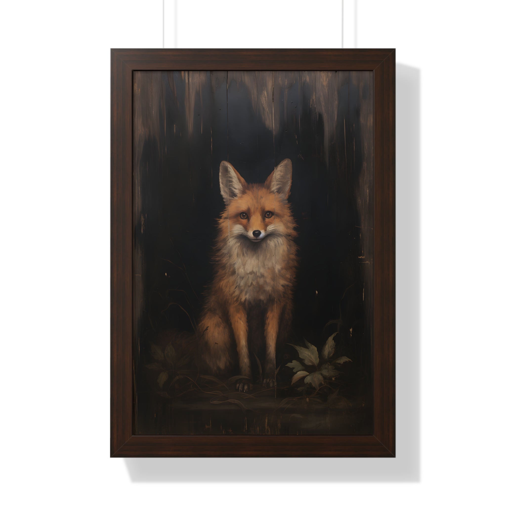 Framed Paper Print - Mystical Fox Gaze