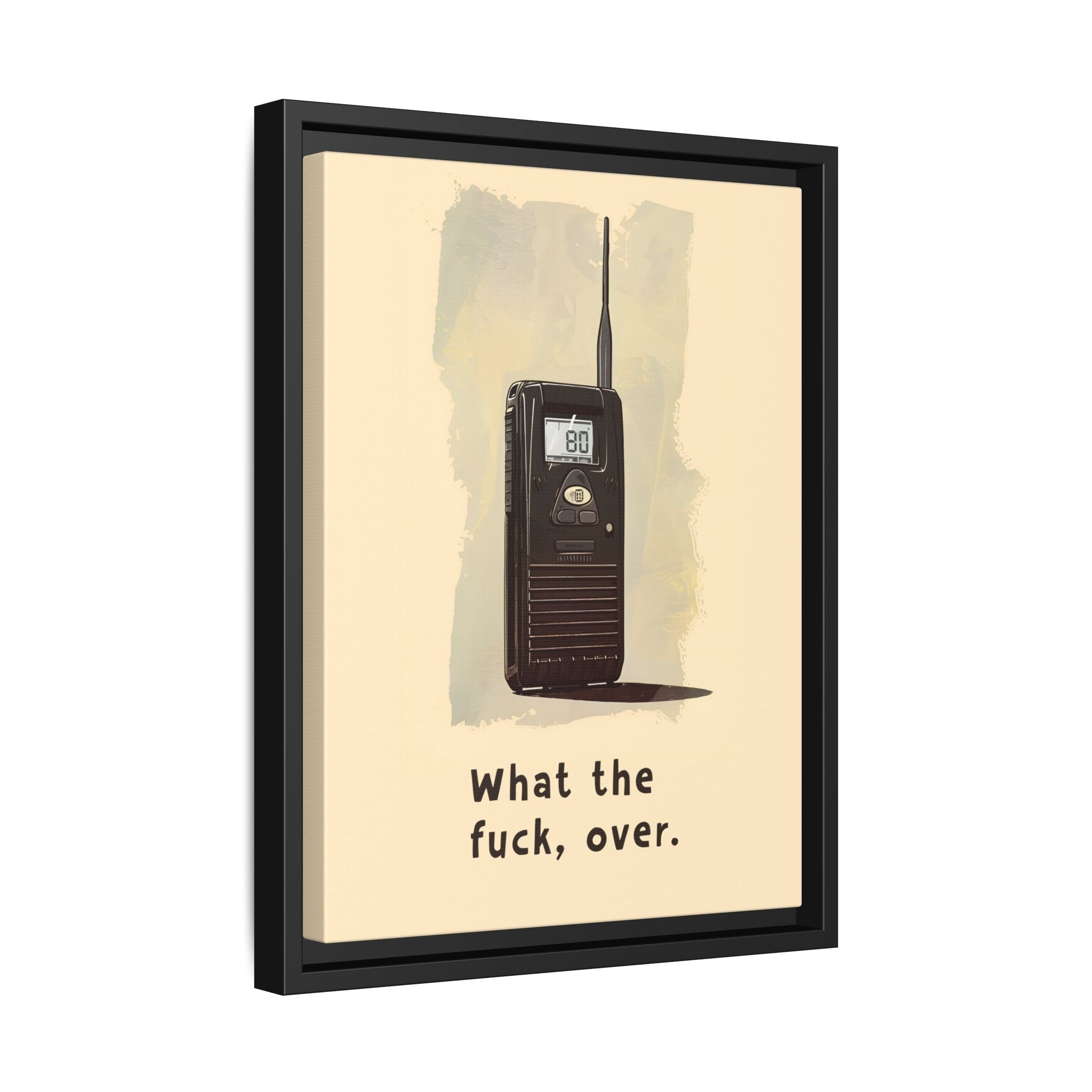 Framed Canvas - Walkie Talkie WTF Moment