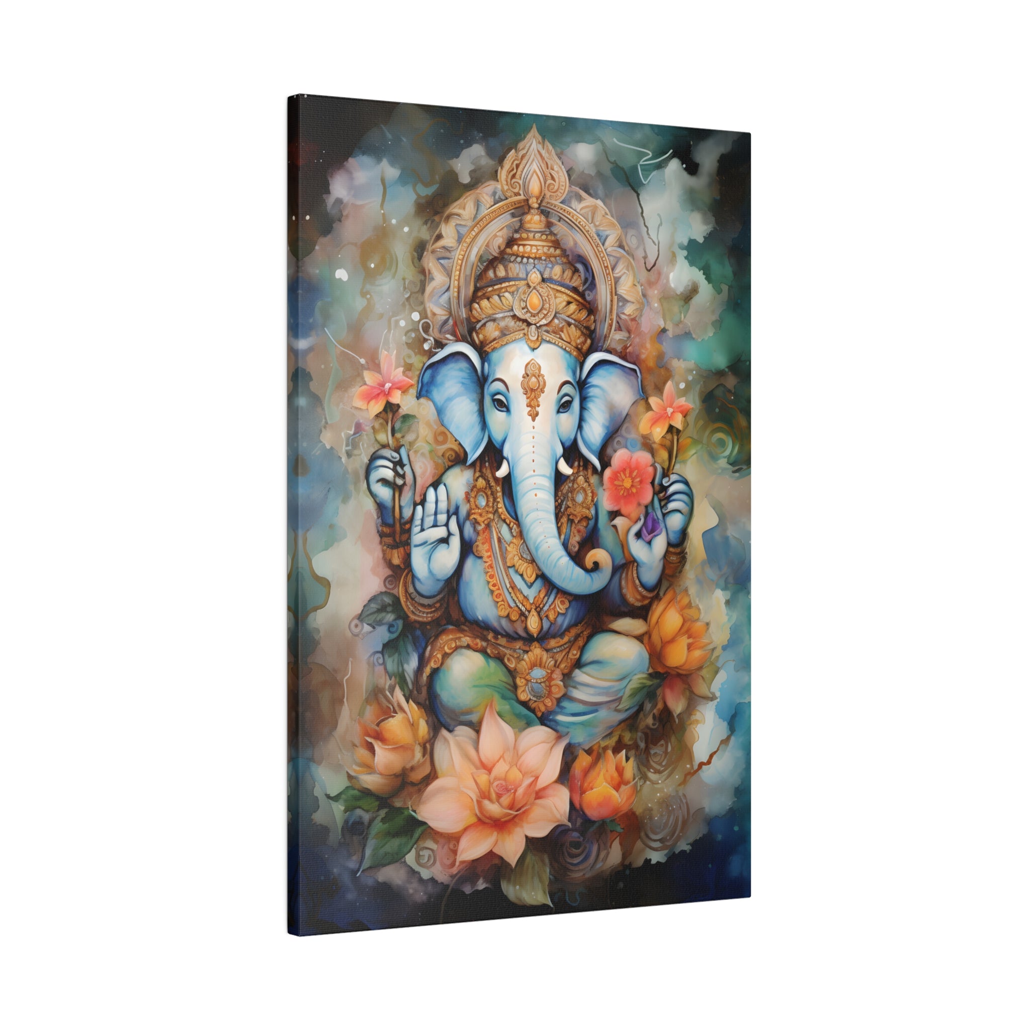 .75" Matte Canvas - Ganesha&