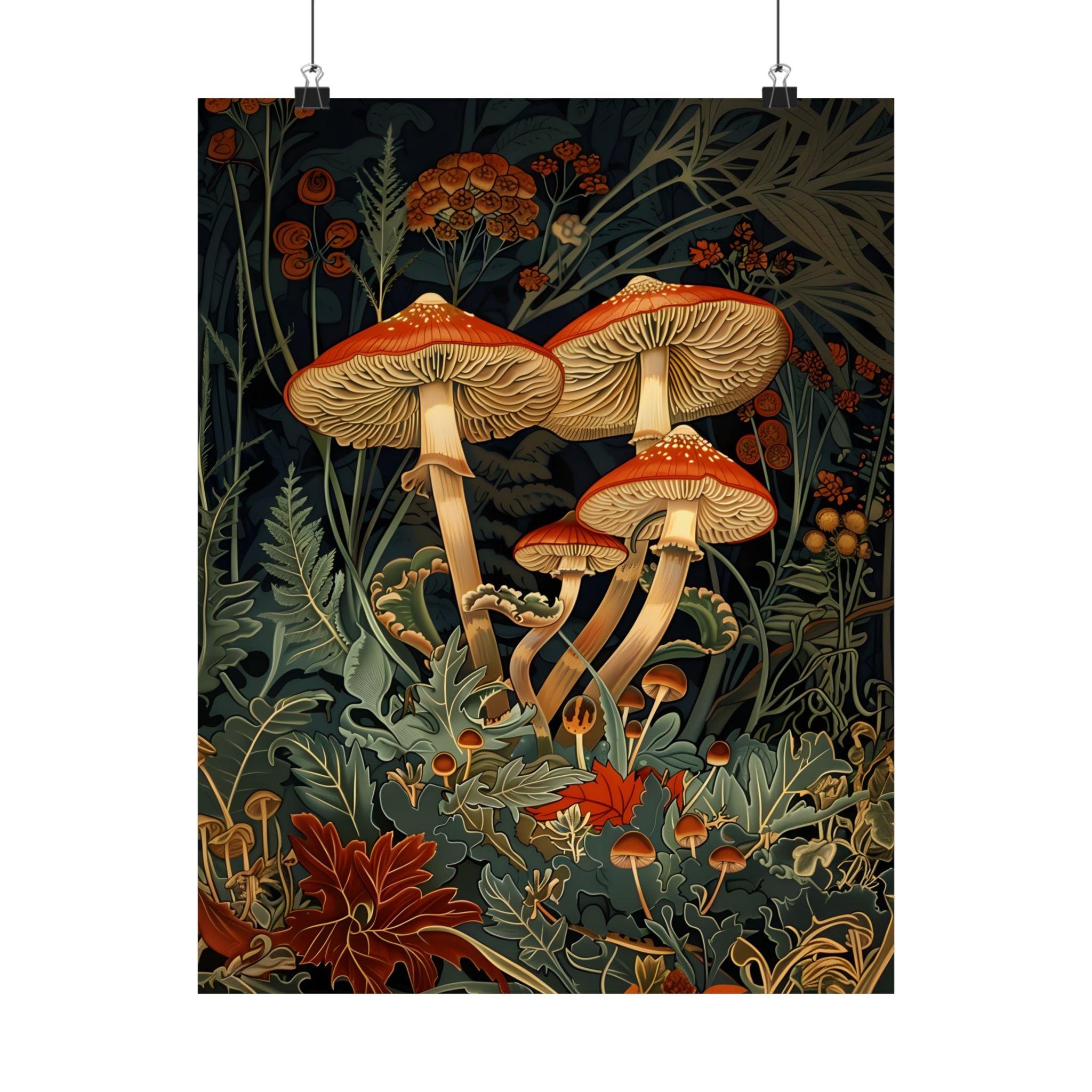 Elegant Mushroom Reverie