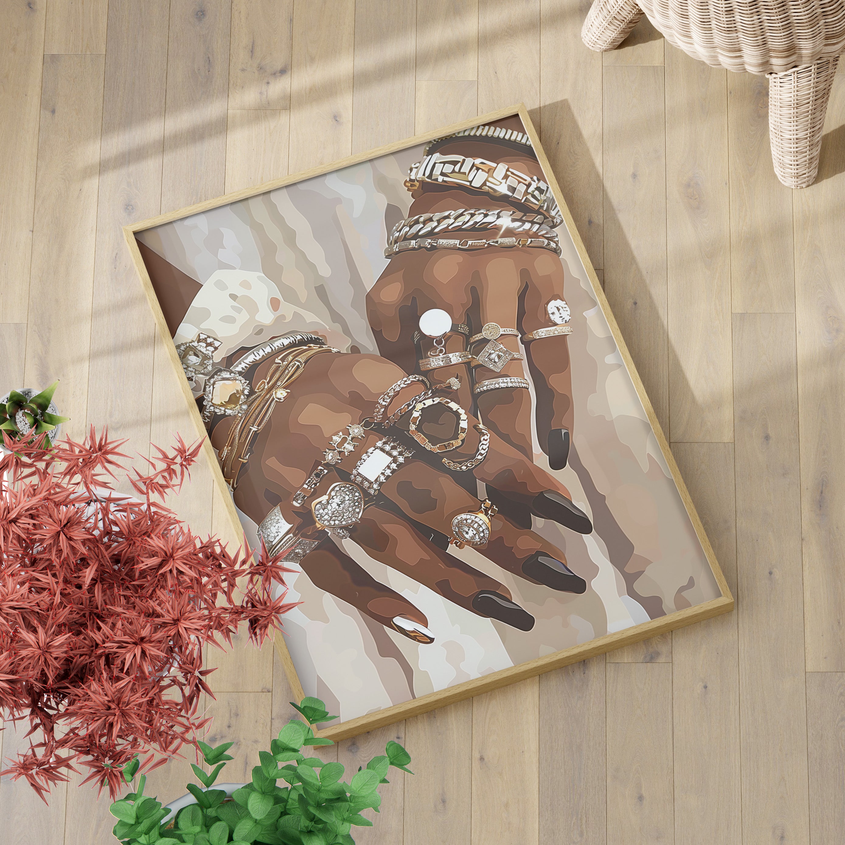 Layered Luxe Jewelry Hands