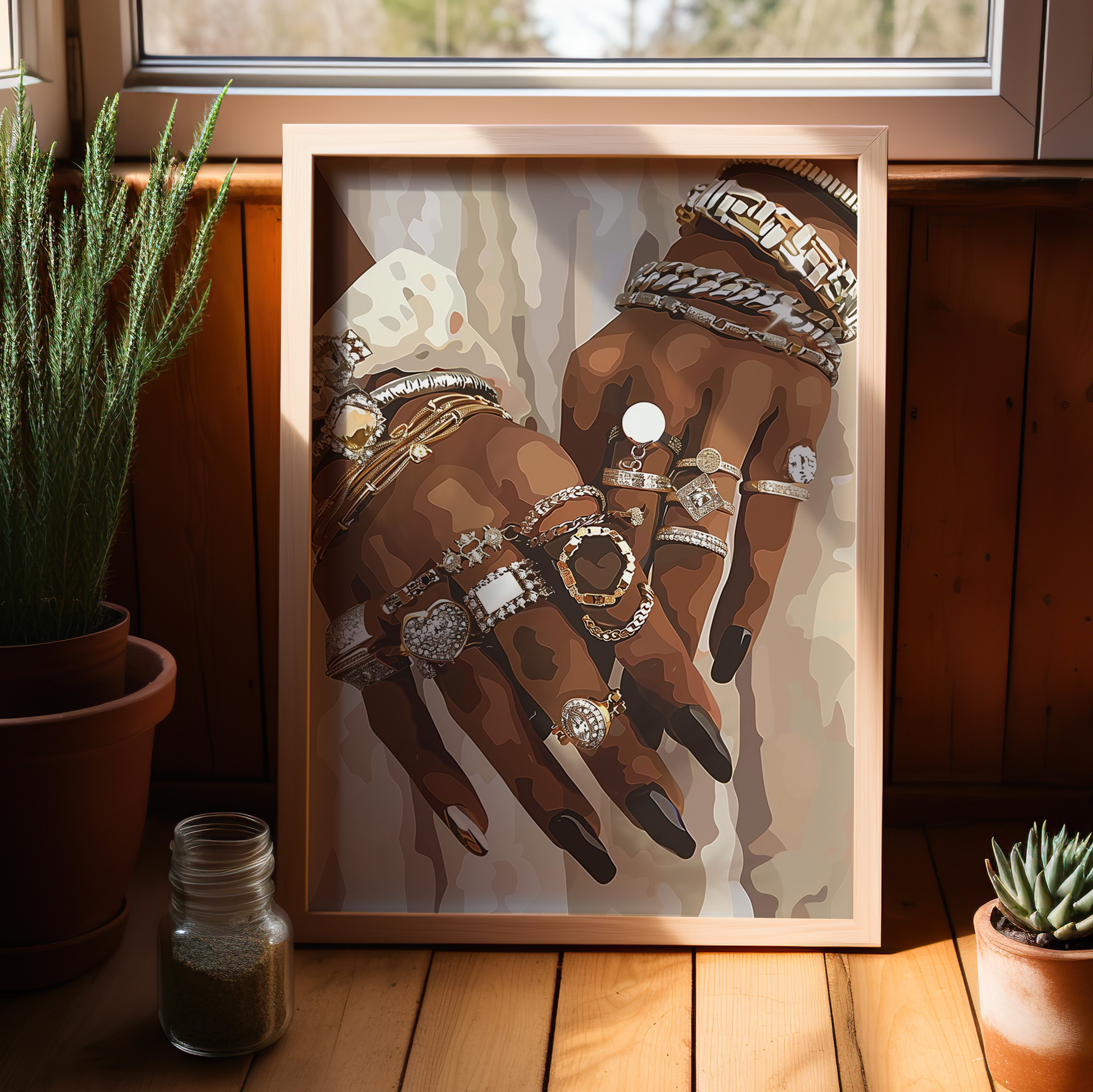 Layered Luxe Jewelry Hands