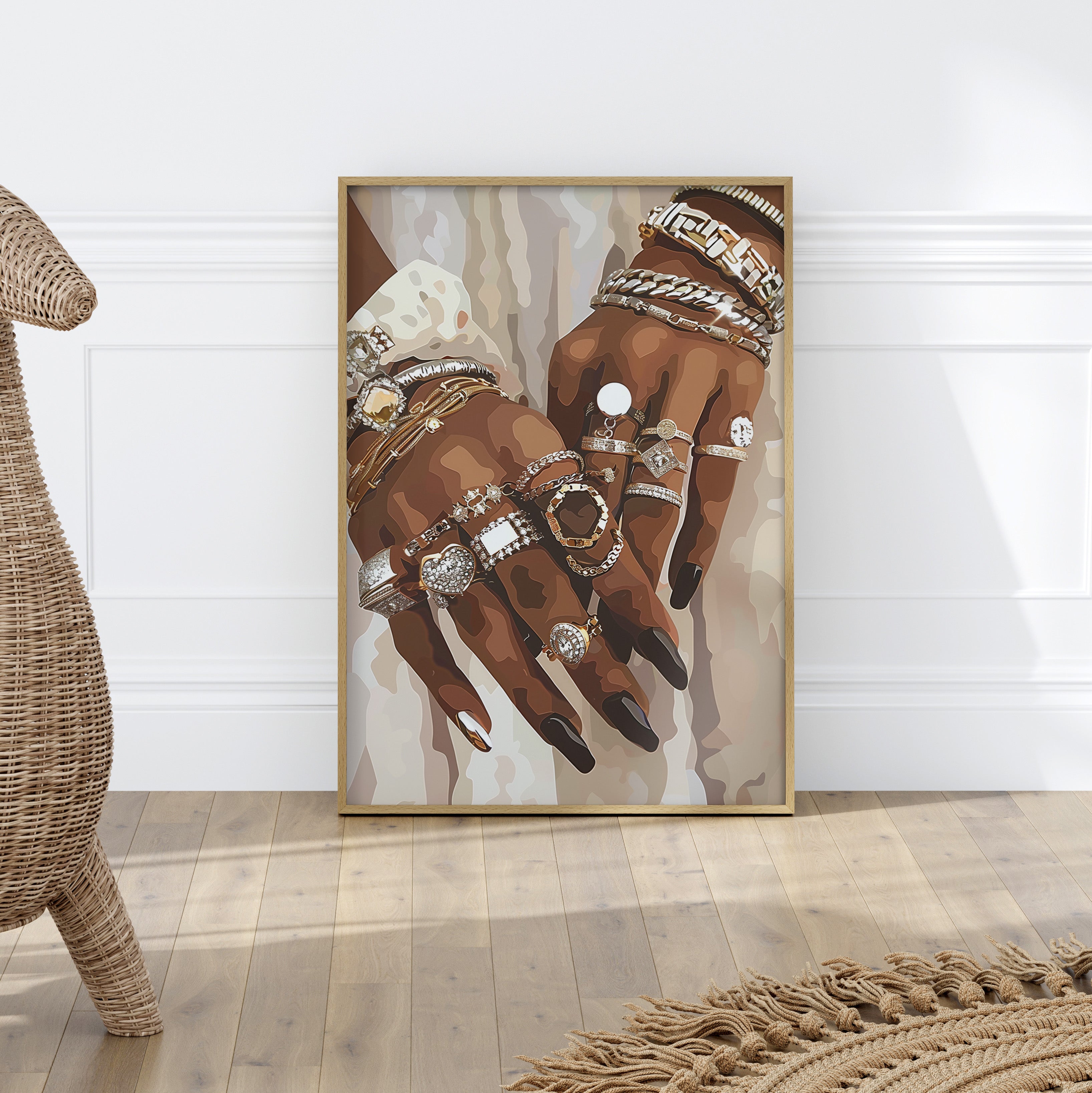 Layered Luxe Jewelry Hands