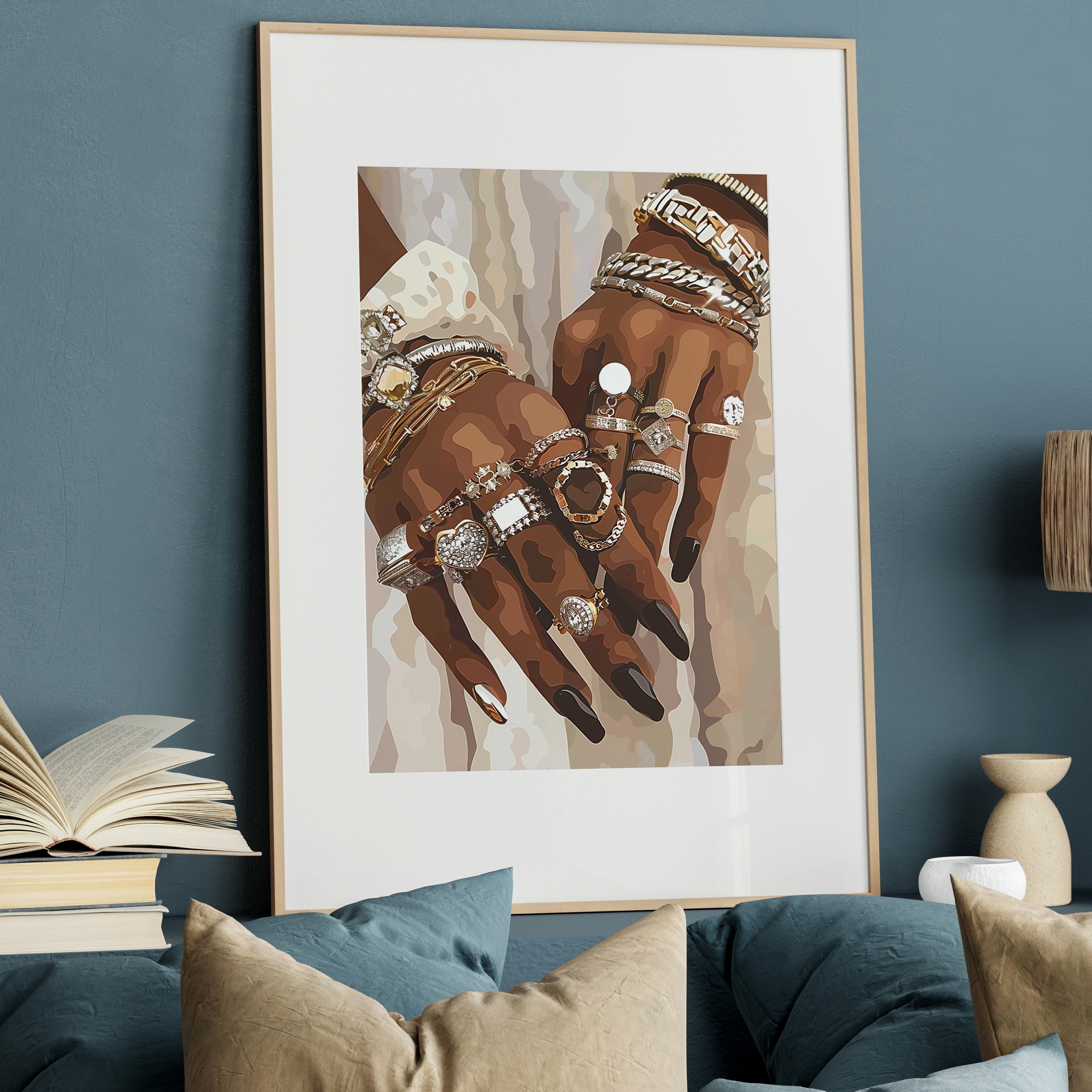 Layered Luxe Jewelry Hands