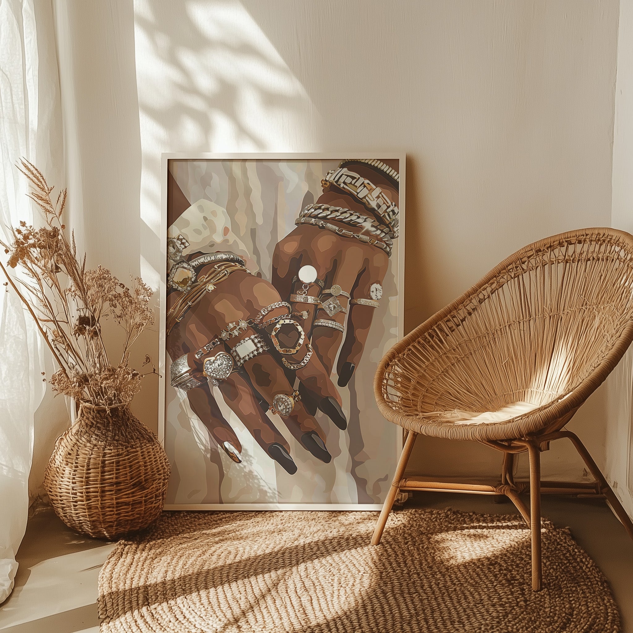 Layered Luxe Jewelry Hands
