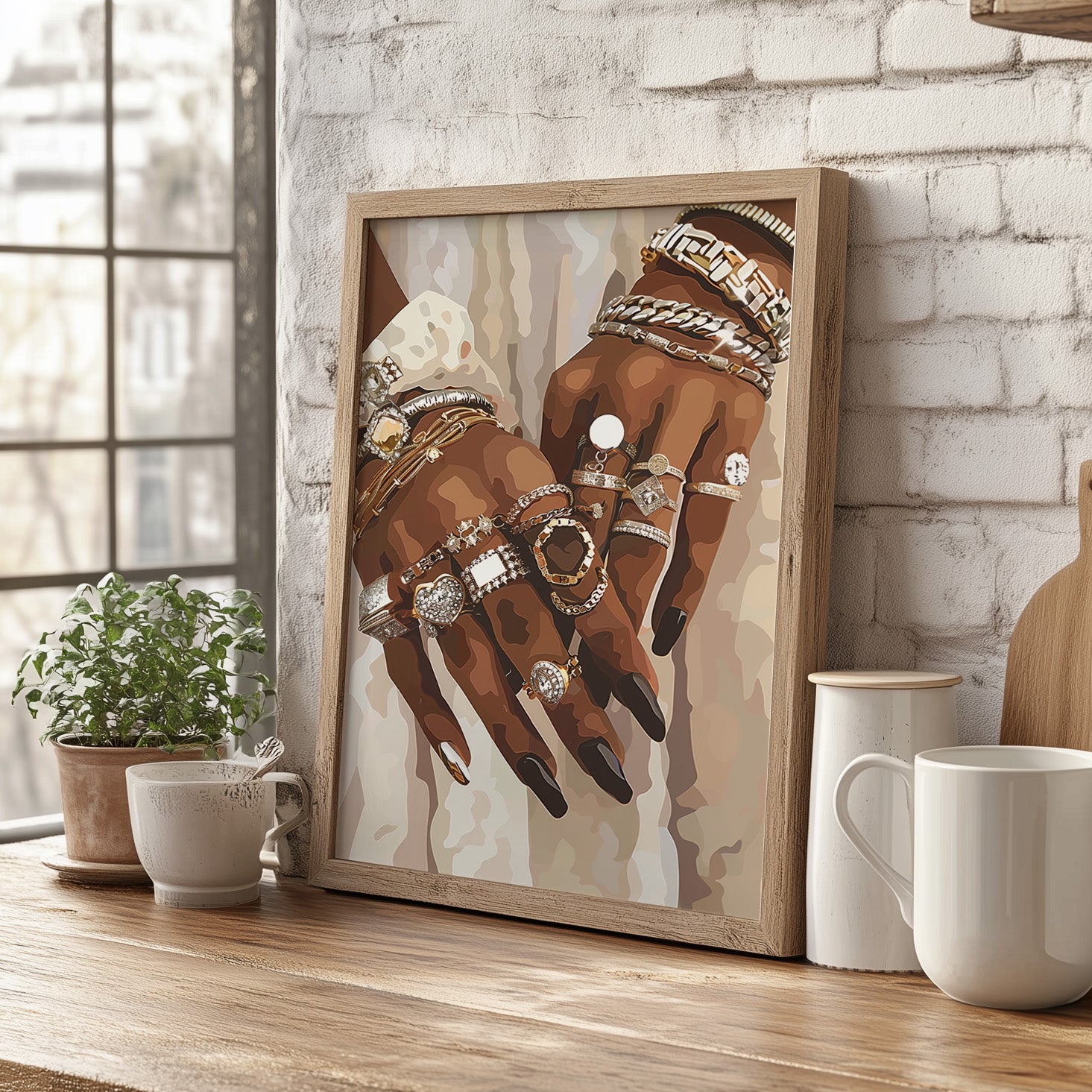 Layered Luxe Jewelry Hands