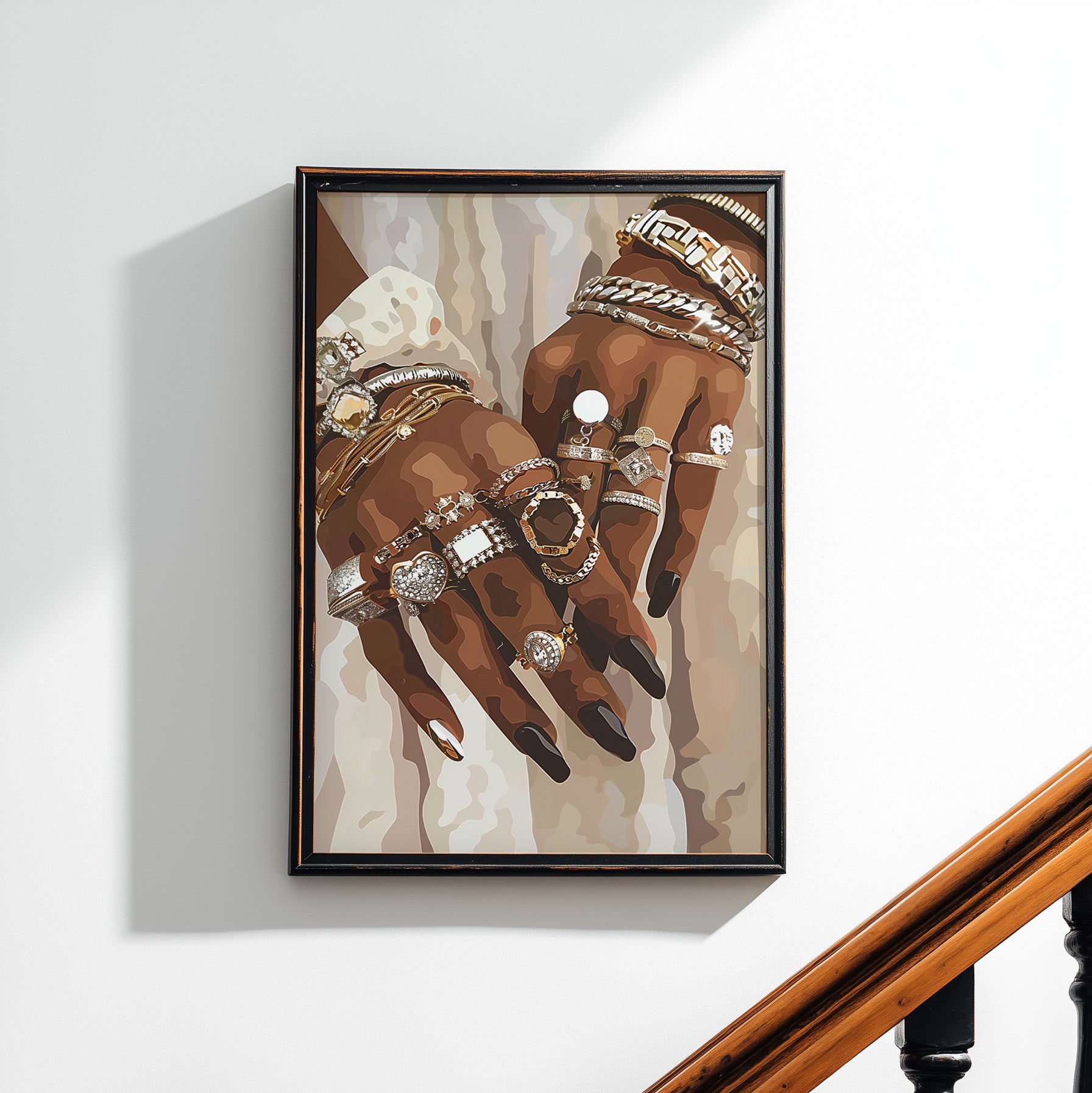 Layered Luxe Jewelry Hands