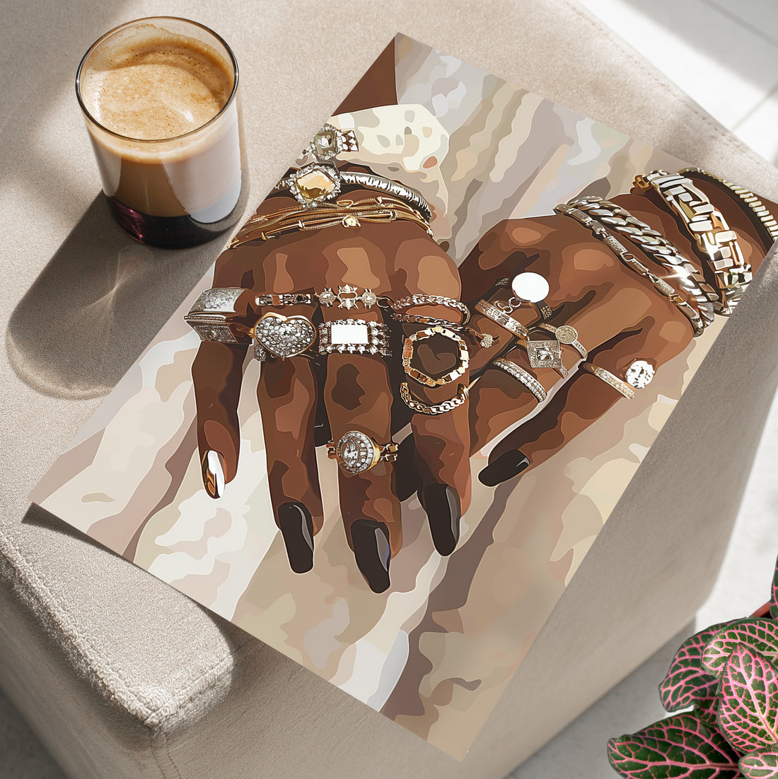 Layered Luxe Jewelry Hands