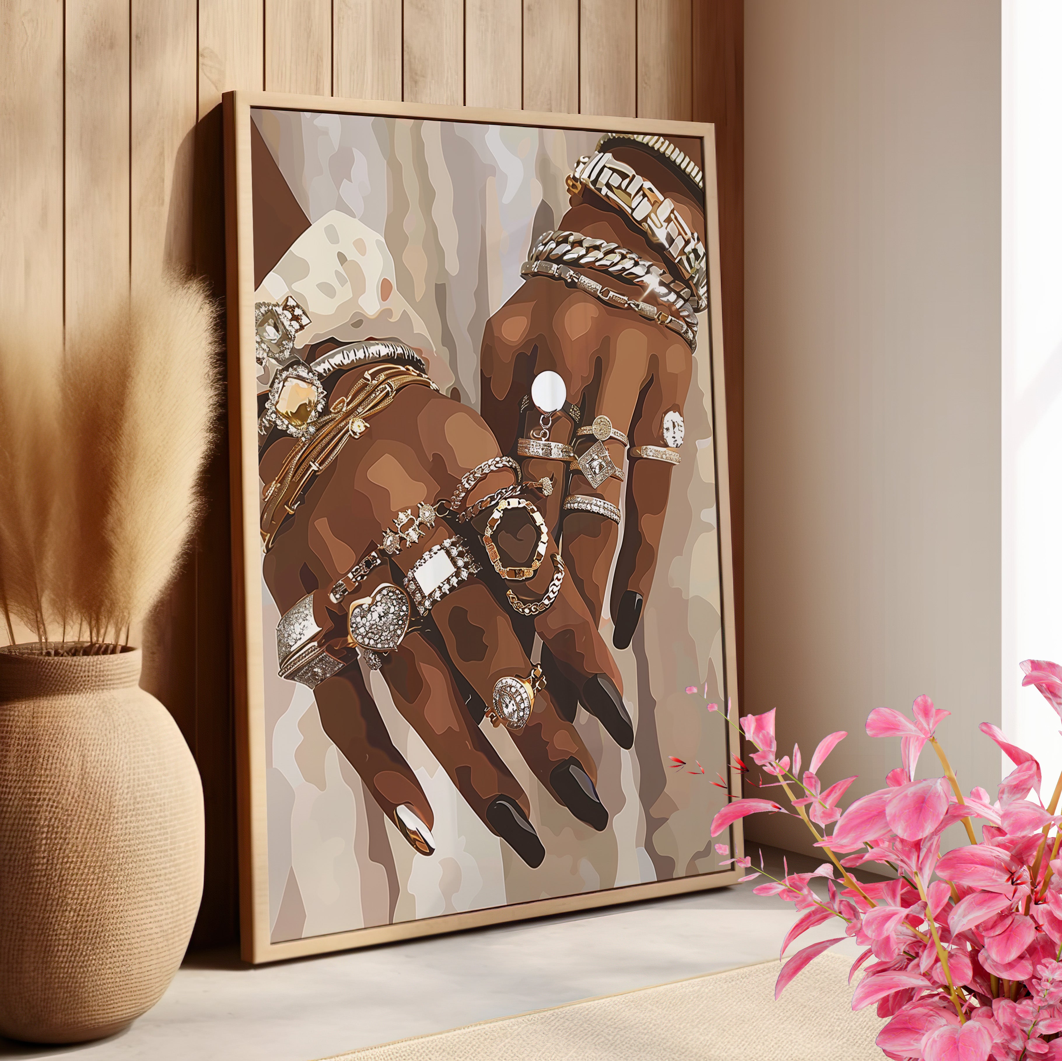 Layered Luxe Jewelry Hands