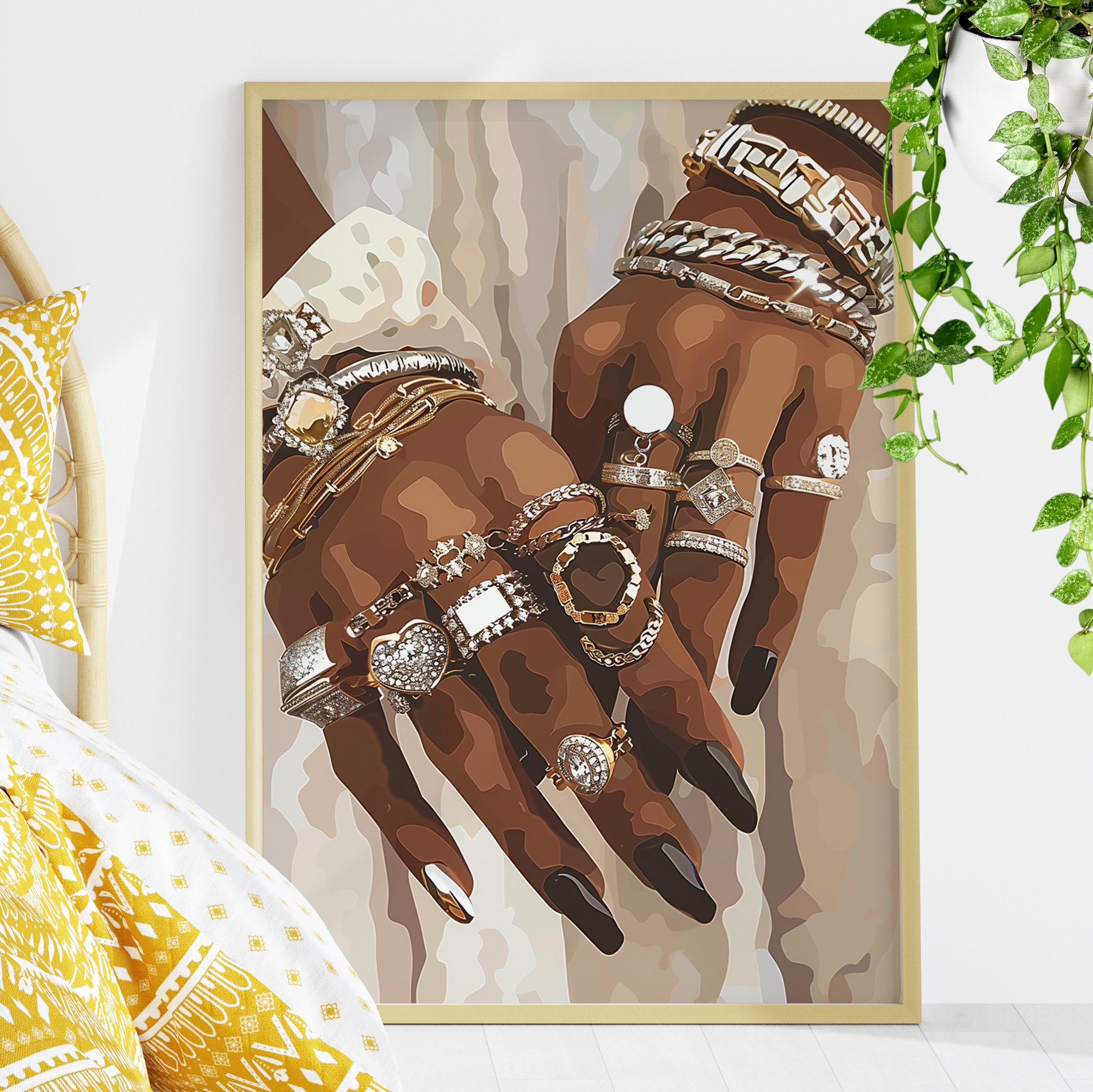 Layered Luxe Jewelry Hands