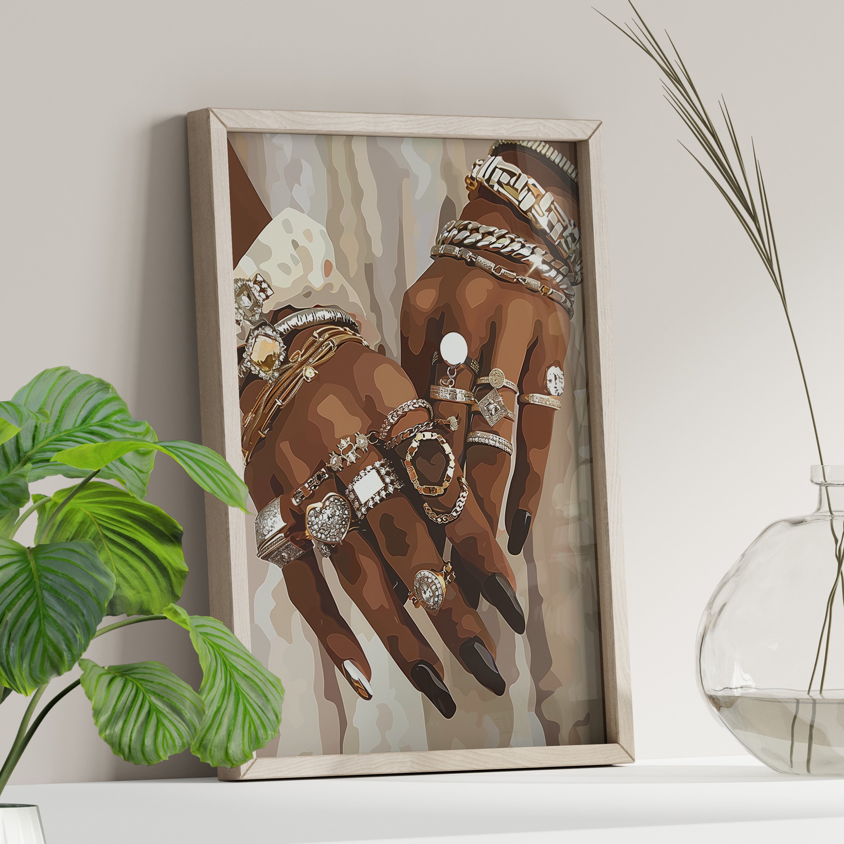 Layered Luxe Jewelry Hands