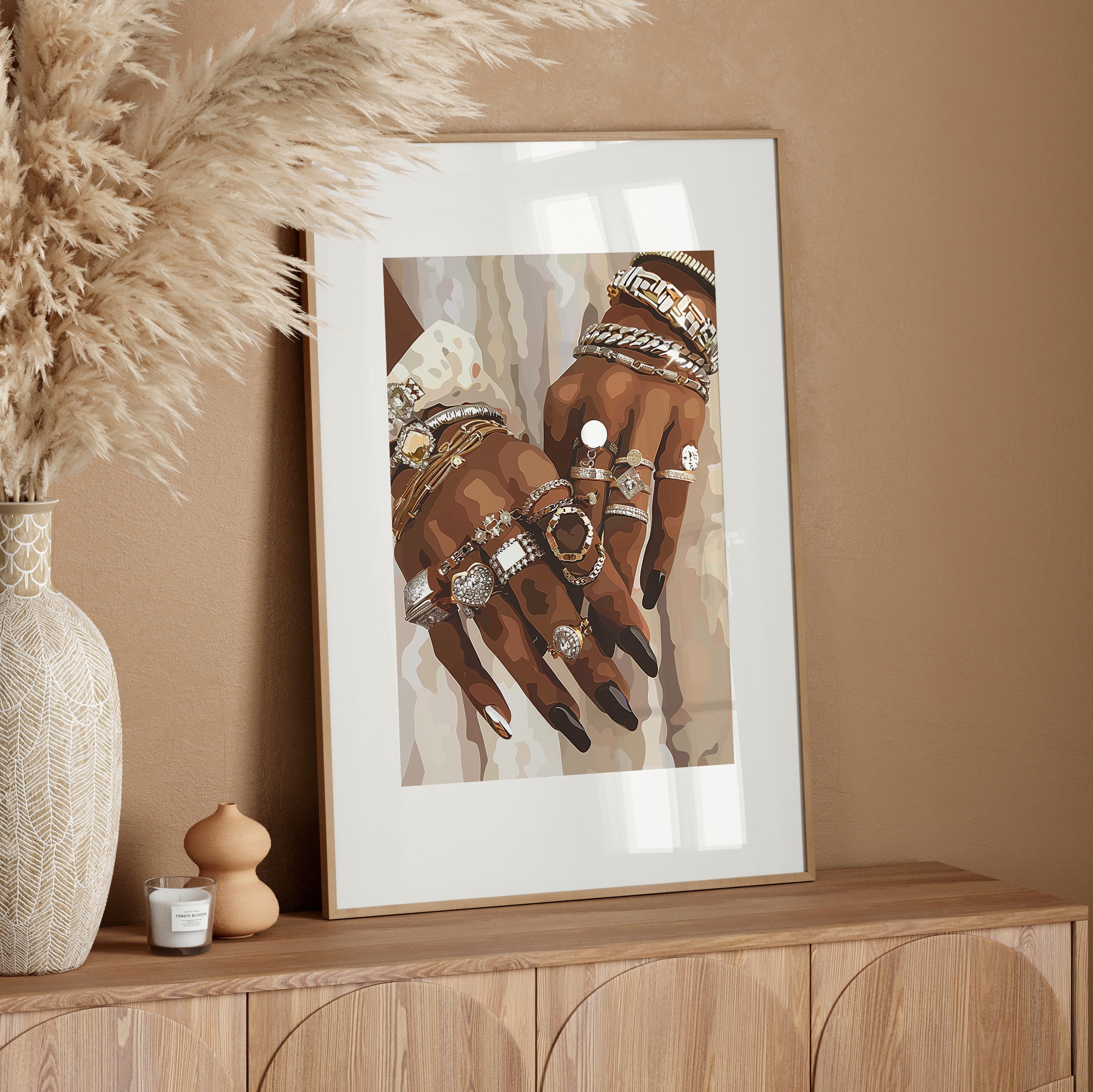 Layered Luxe Jewelry Hands