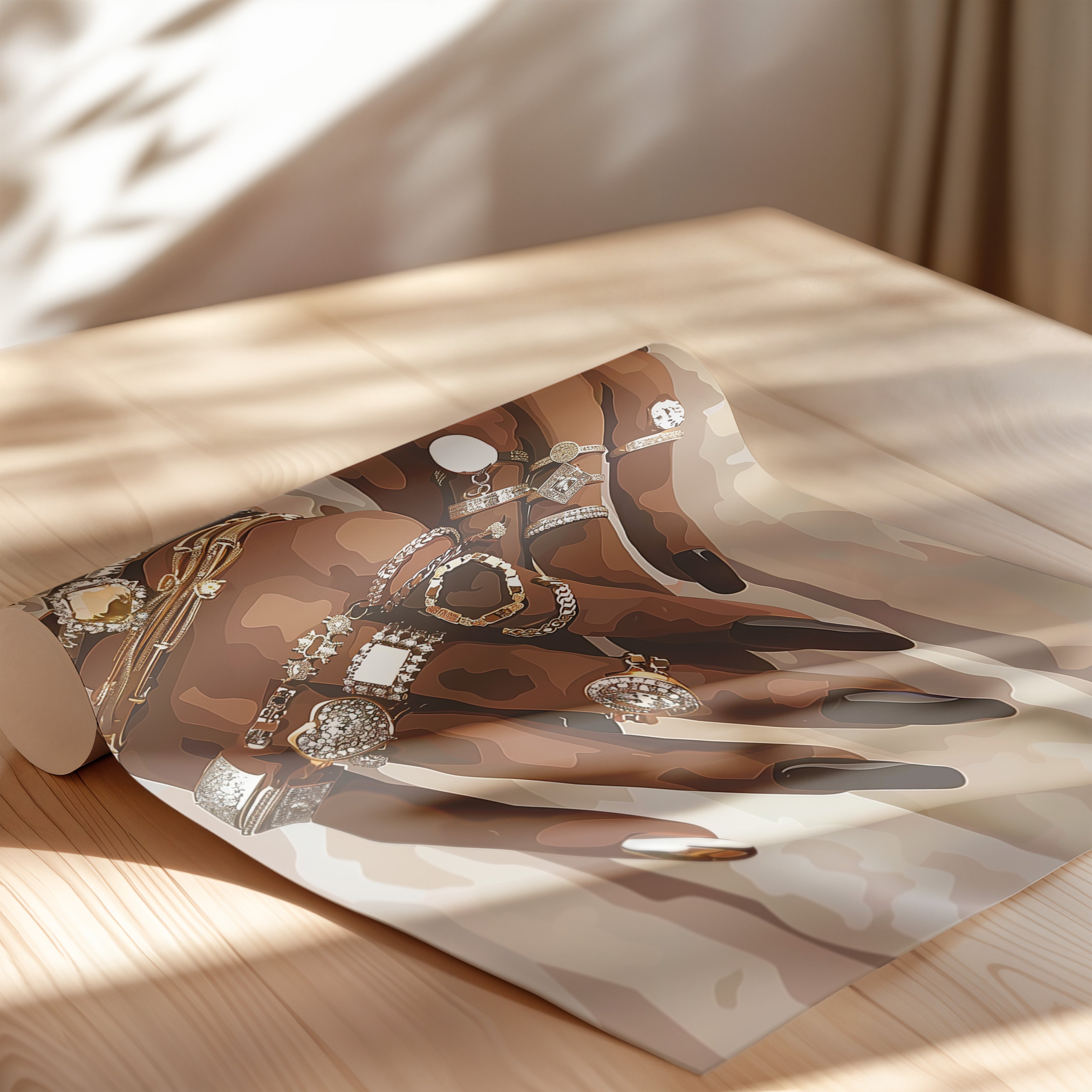 Layered Luxe Jewelry Hands
