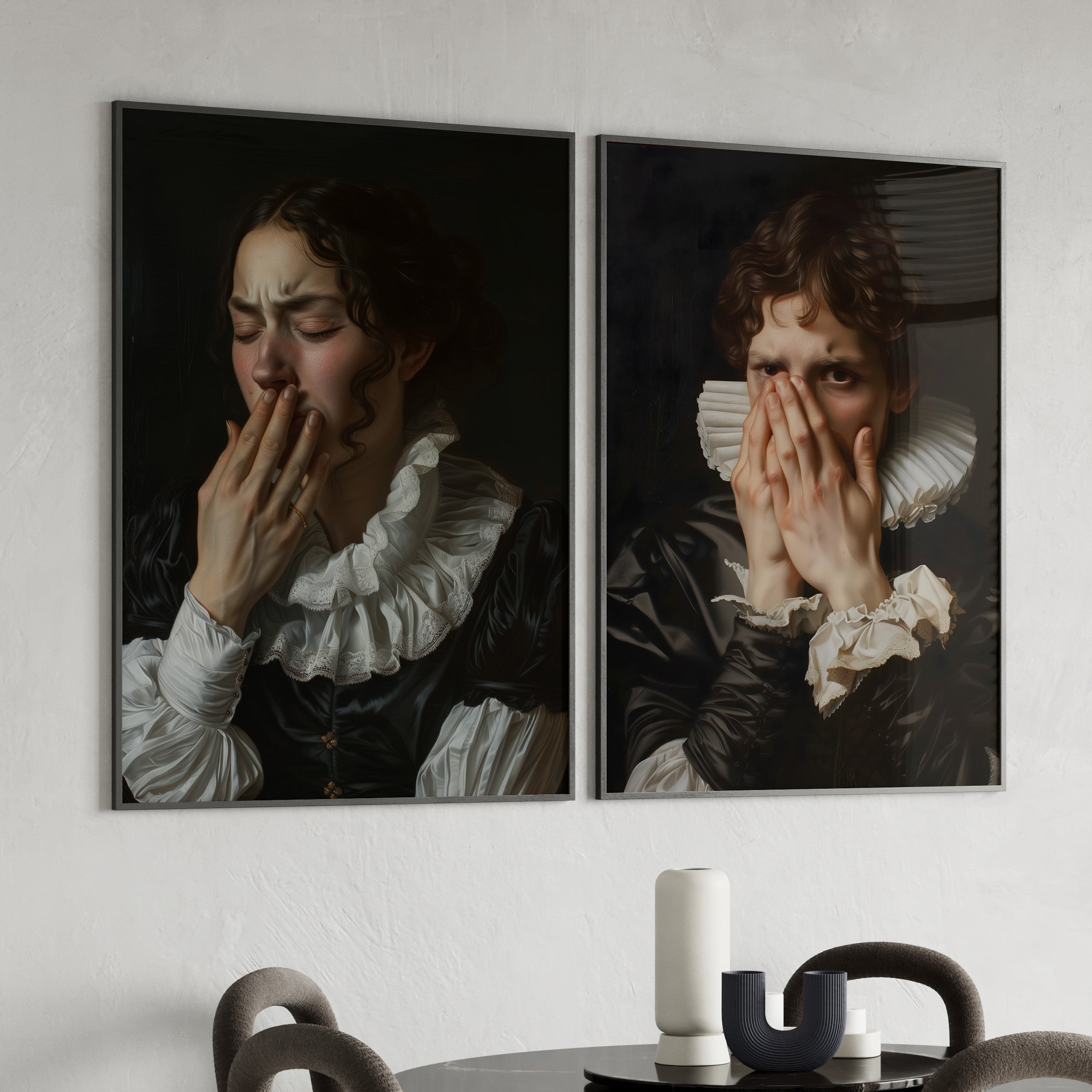 Framed Paper Print - The Foul Flush Reaction