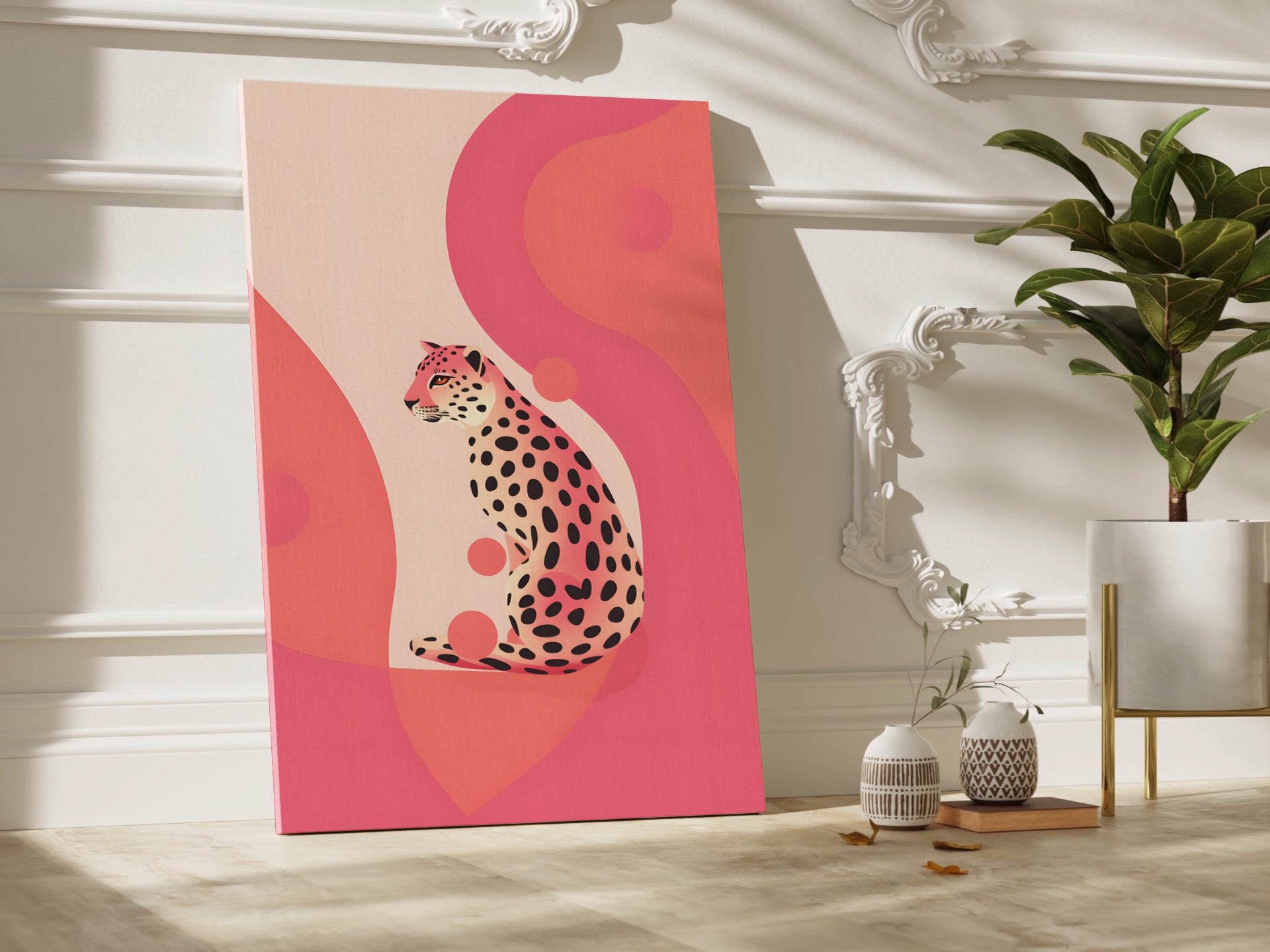 .75" Matte Canvas - Cheetah&
