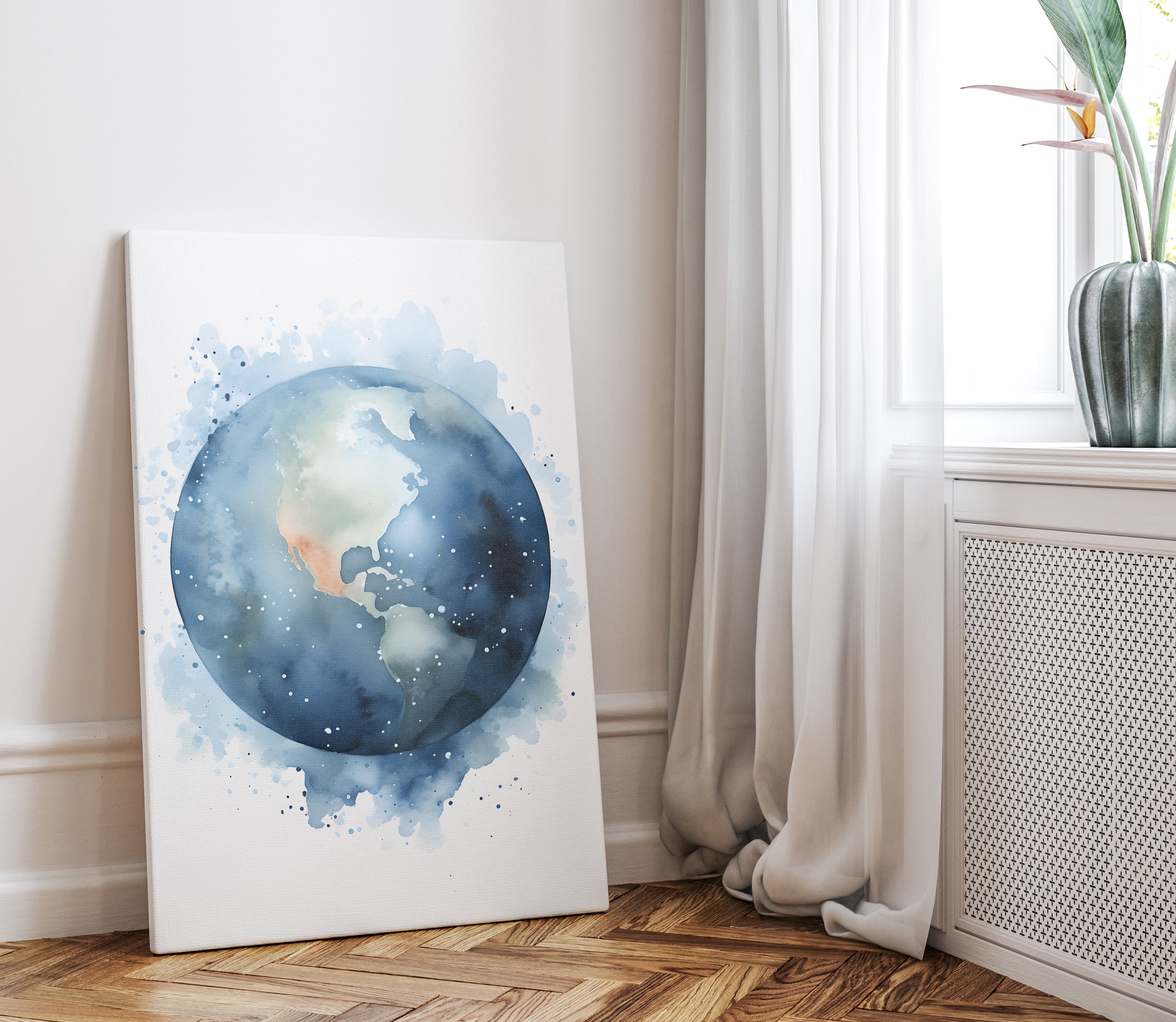 .75" Matte Canvas - Celestial Splash Globe
