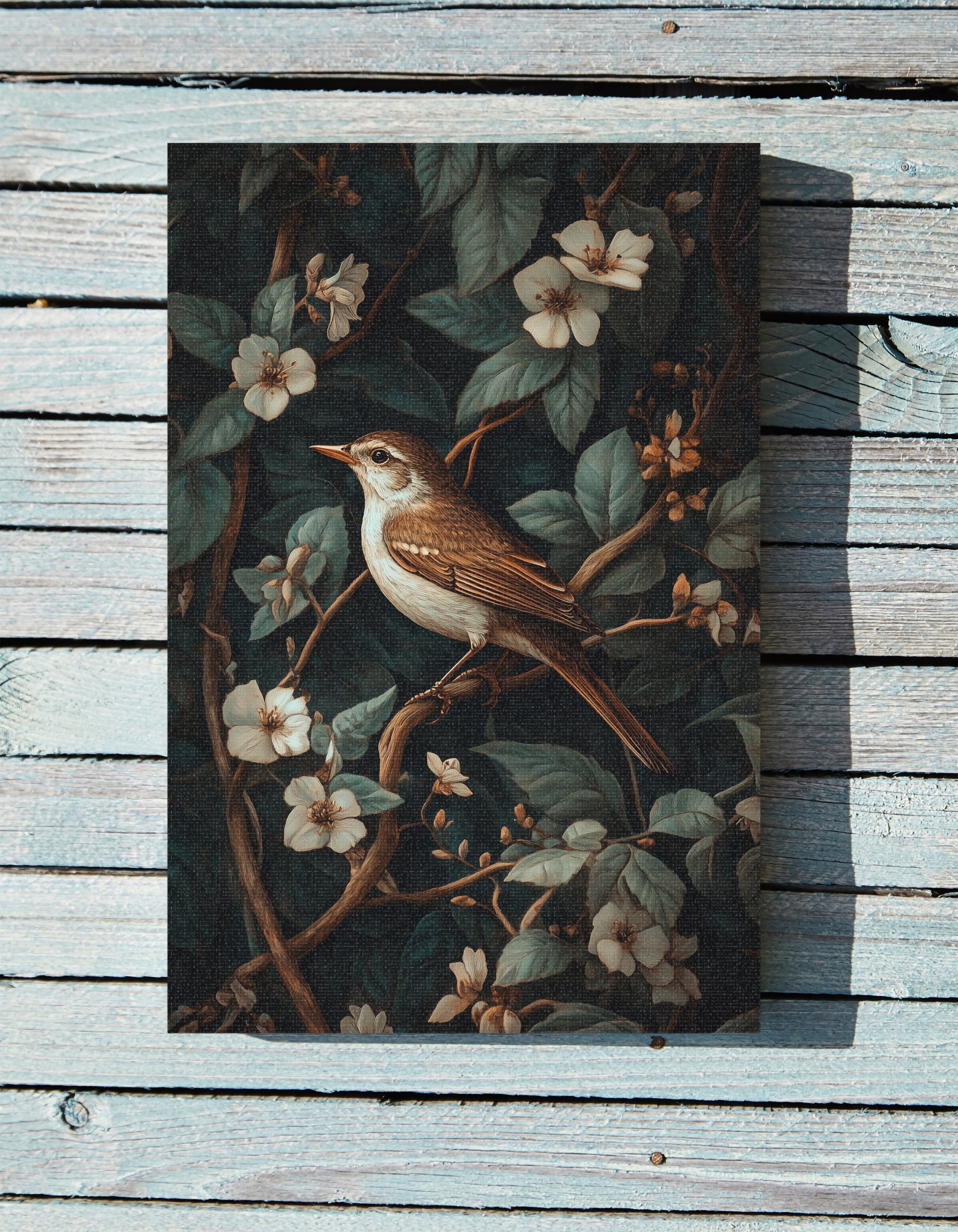 .75" Matte Canvas - Serenade Among Blossoms