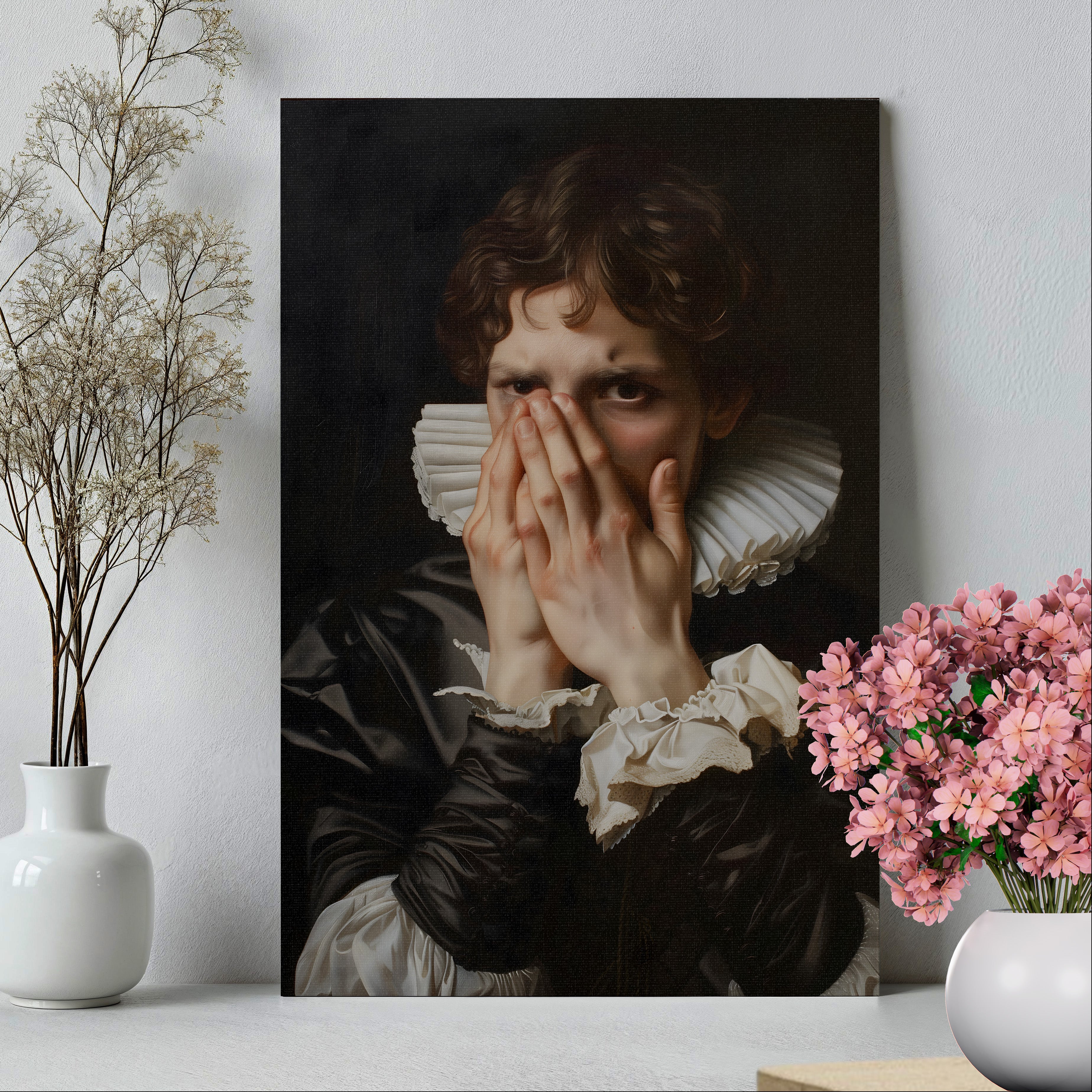 1.25" Matte Canvas - The Foul Flush Reaction