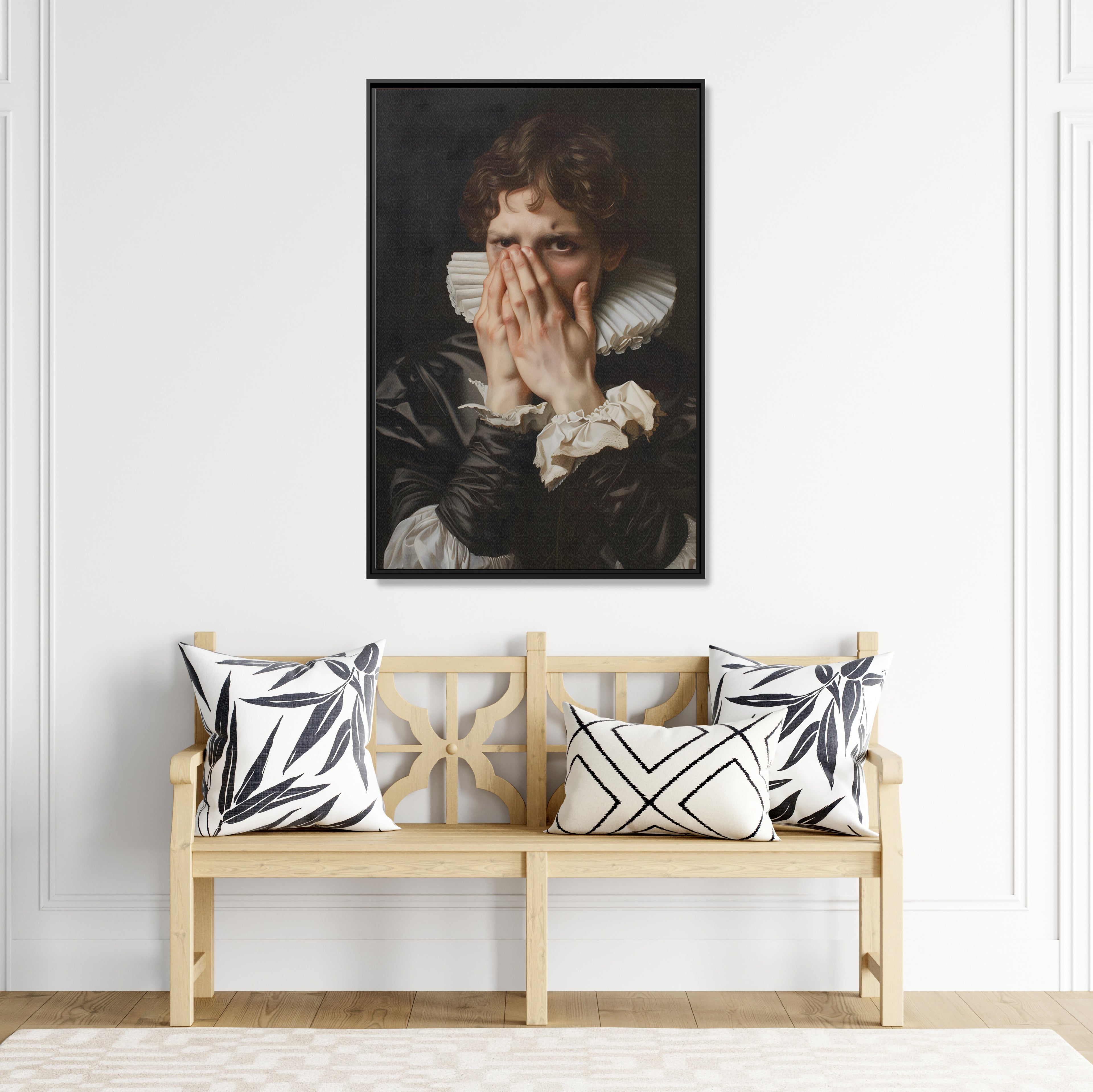 Framed Canvas - The Foul Flush Reaction
