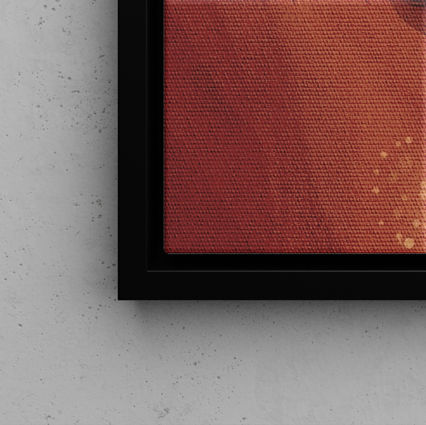 Framed Canvas - Gold Grills Glam Closeup