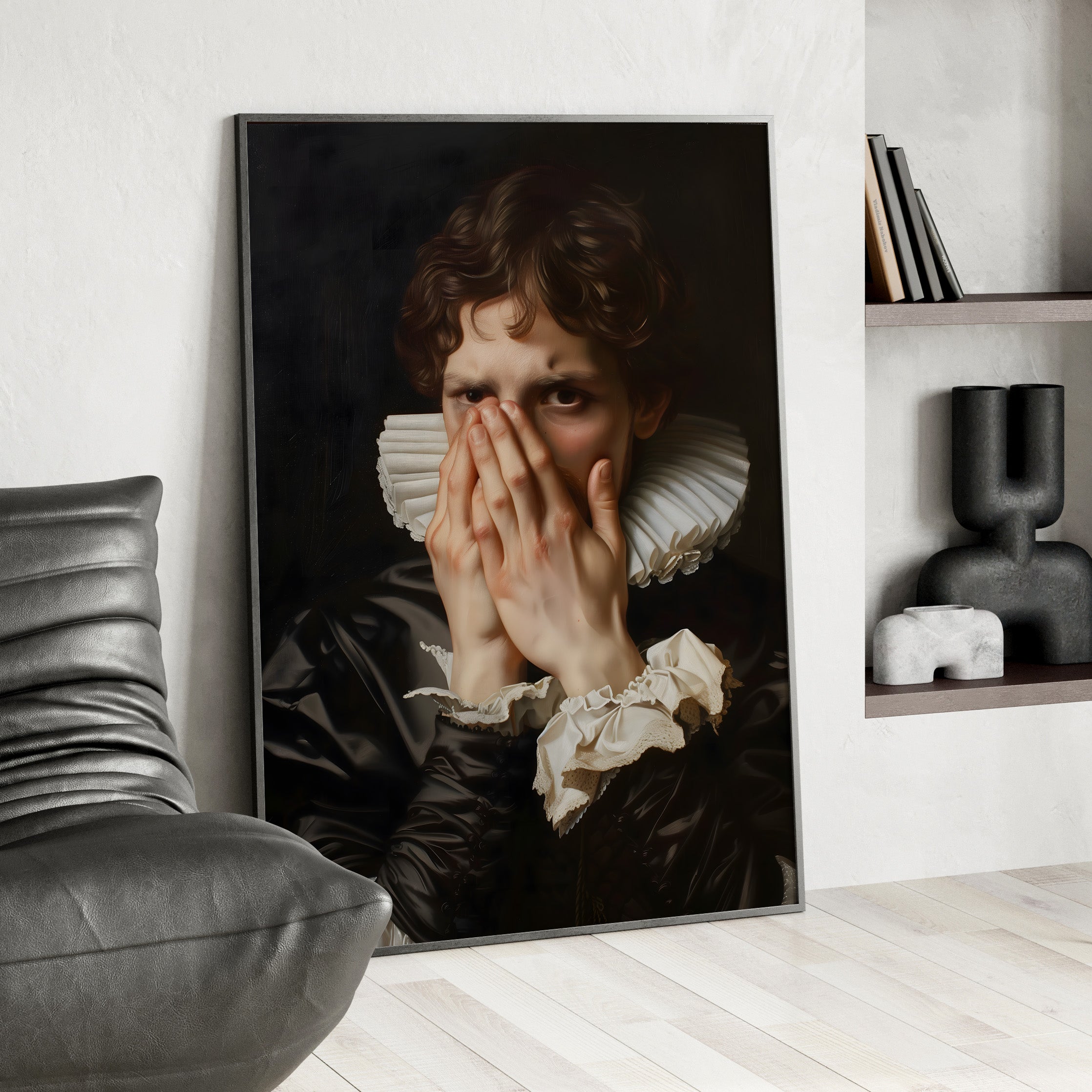 Framed Paper Print - The Foul Flush Reaction