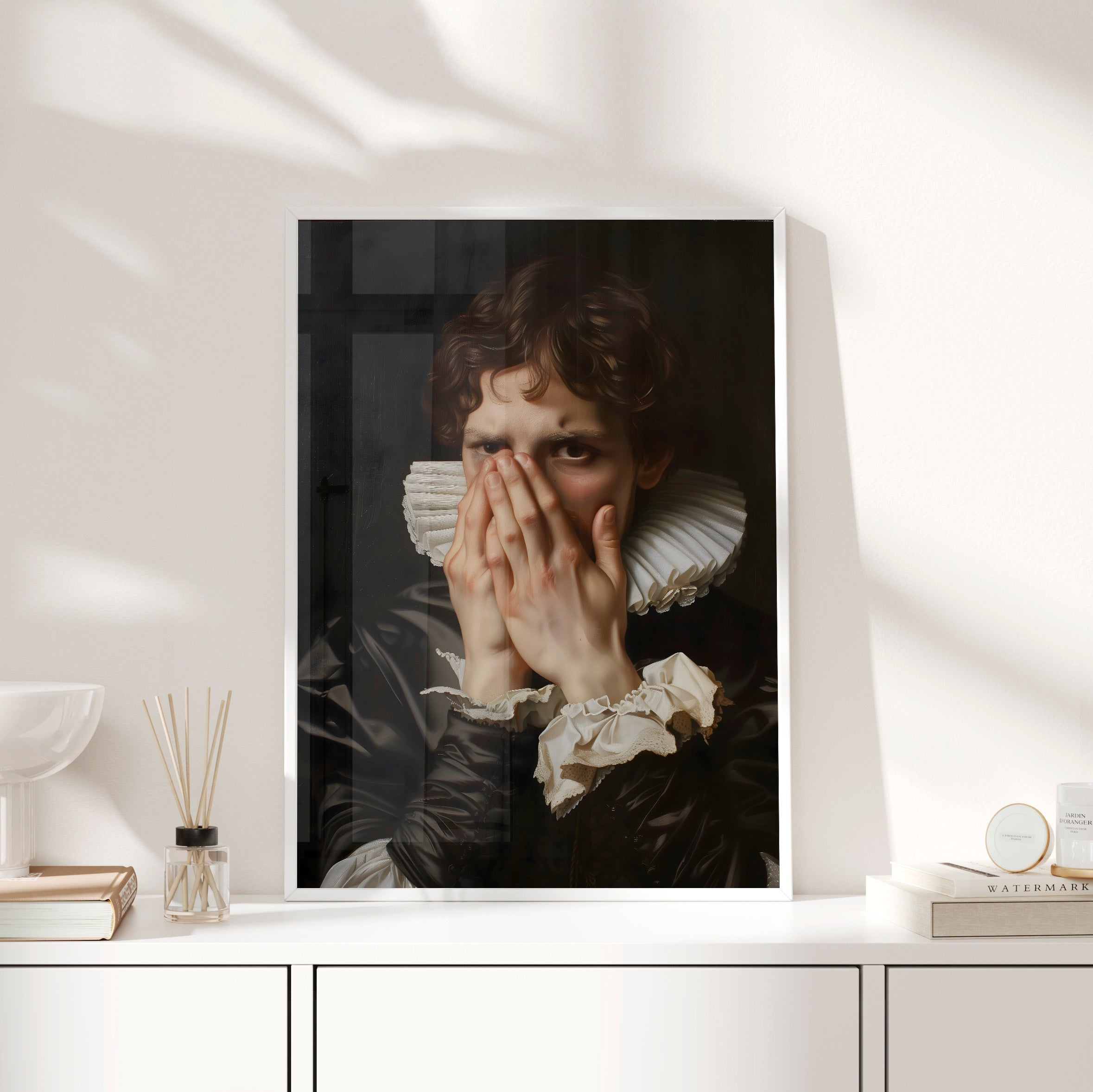 Framed Paper Print - The Foul Flush Reaction