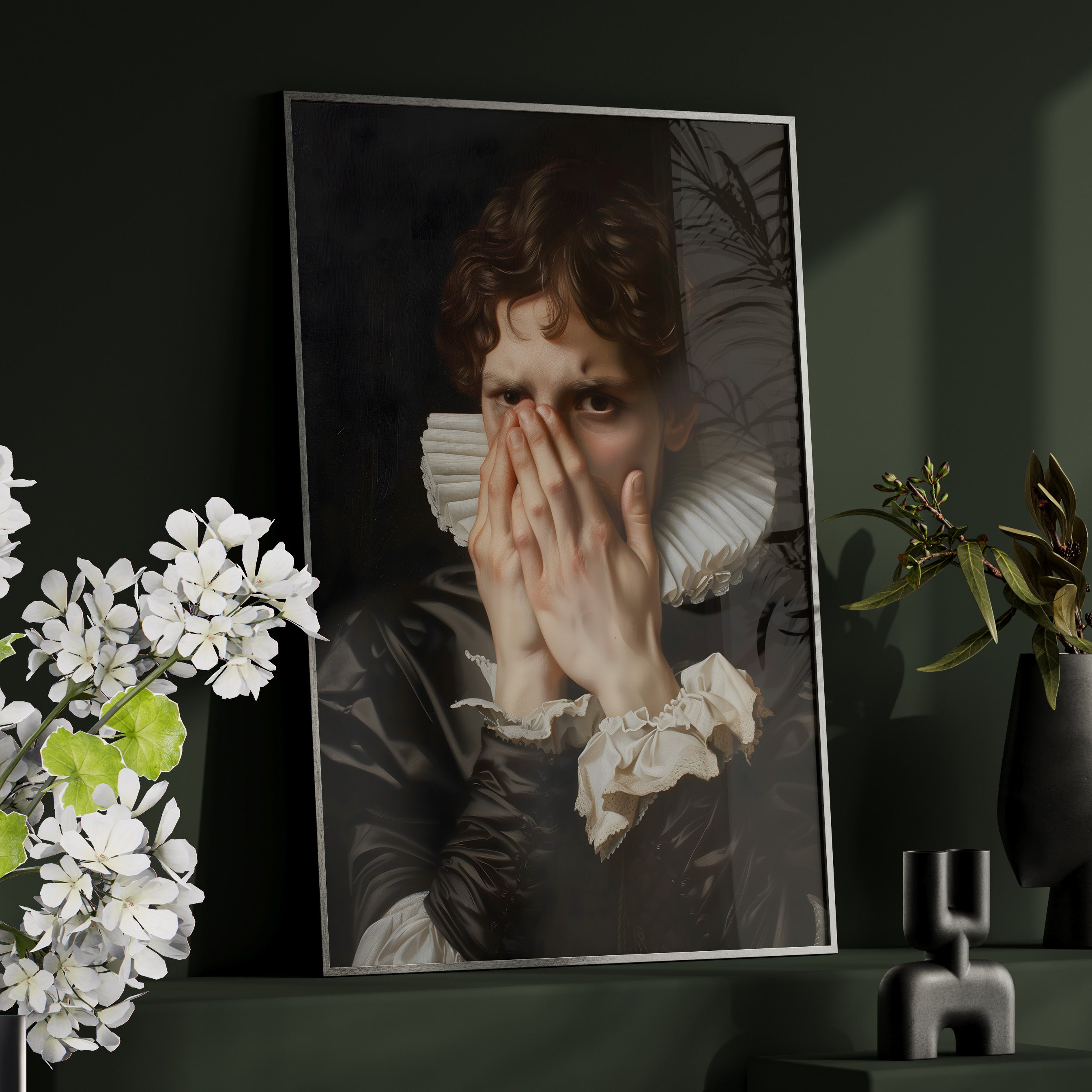 Framed Paper Print - The Foul Flush Reaction