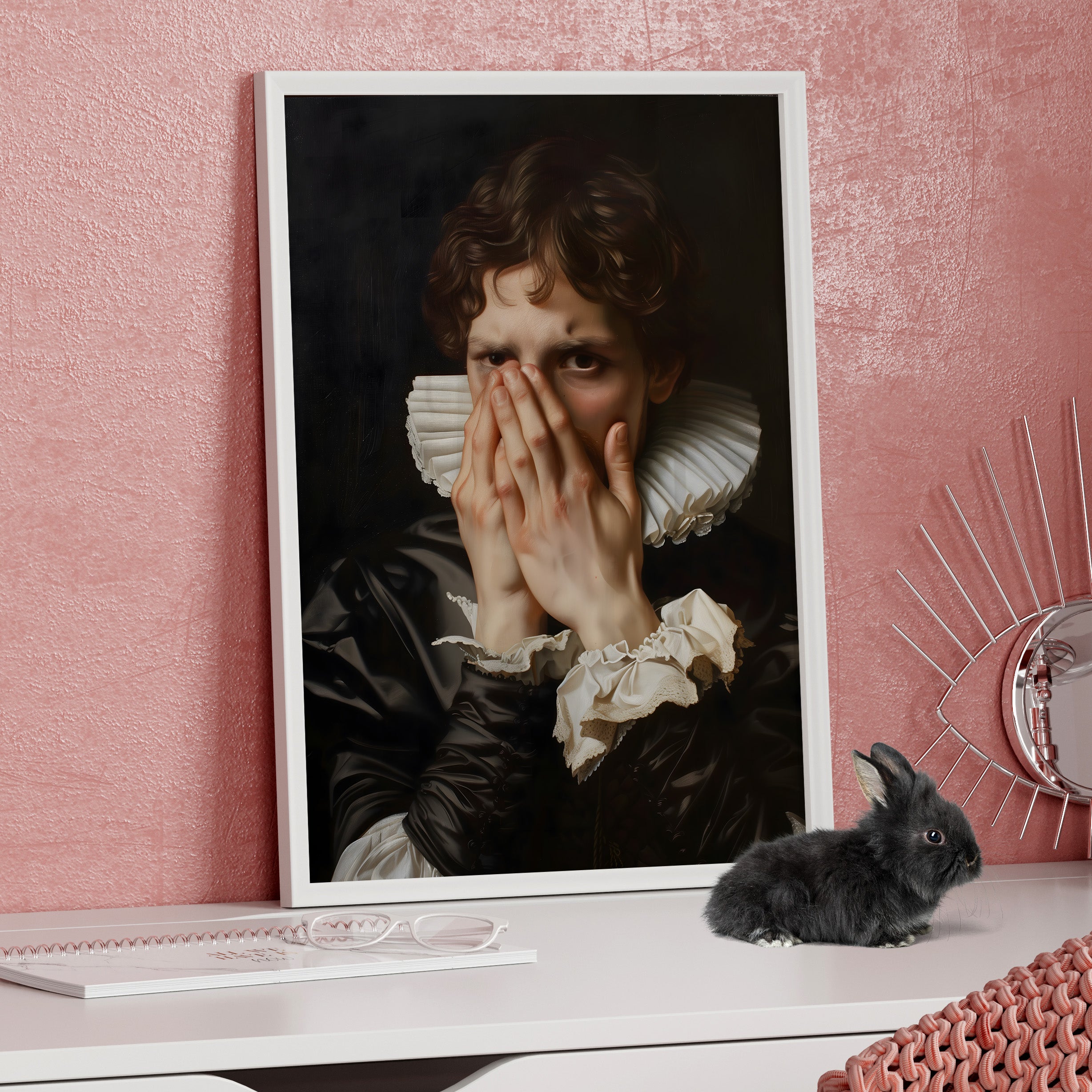 Framed Paper Print - The Foul Flush Reaction