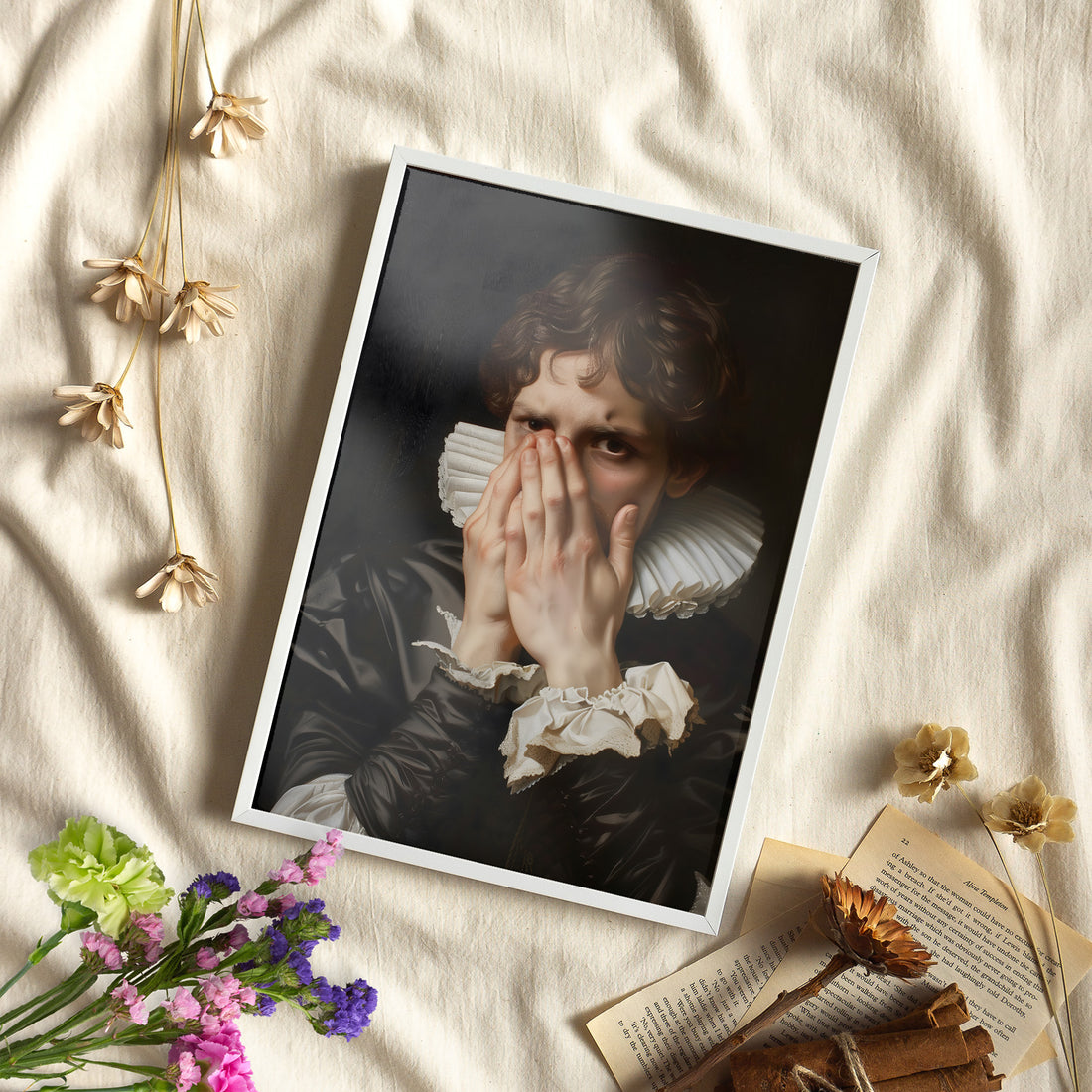 Framed Paper Print - The Foul Flush Reaction