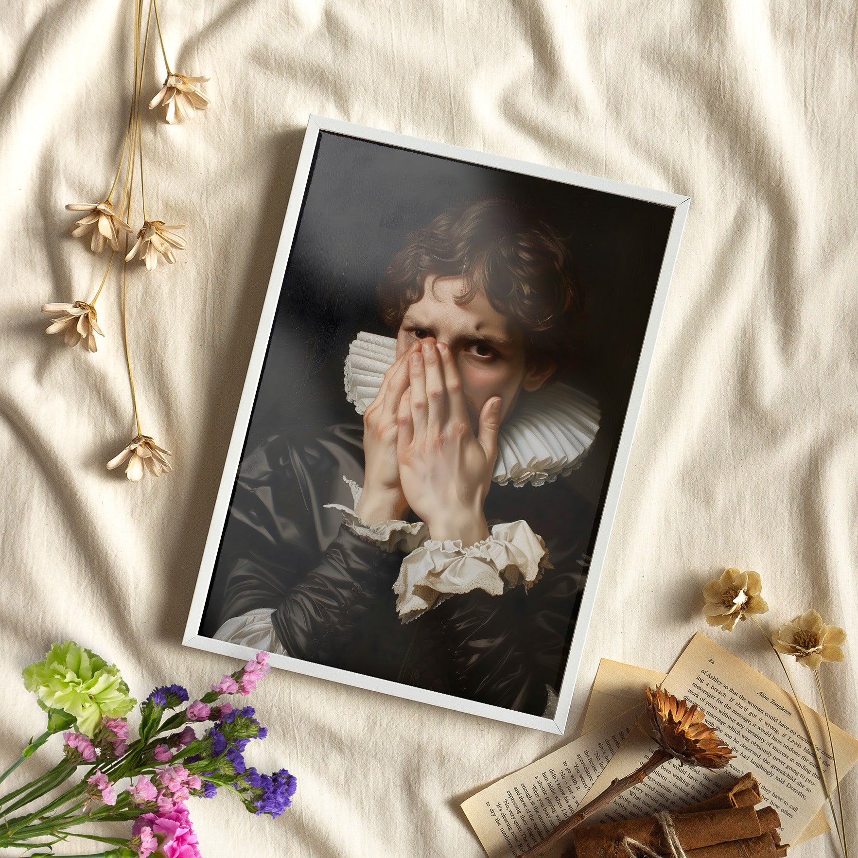 Framed Paper Print - The Foul Flush Reaction