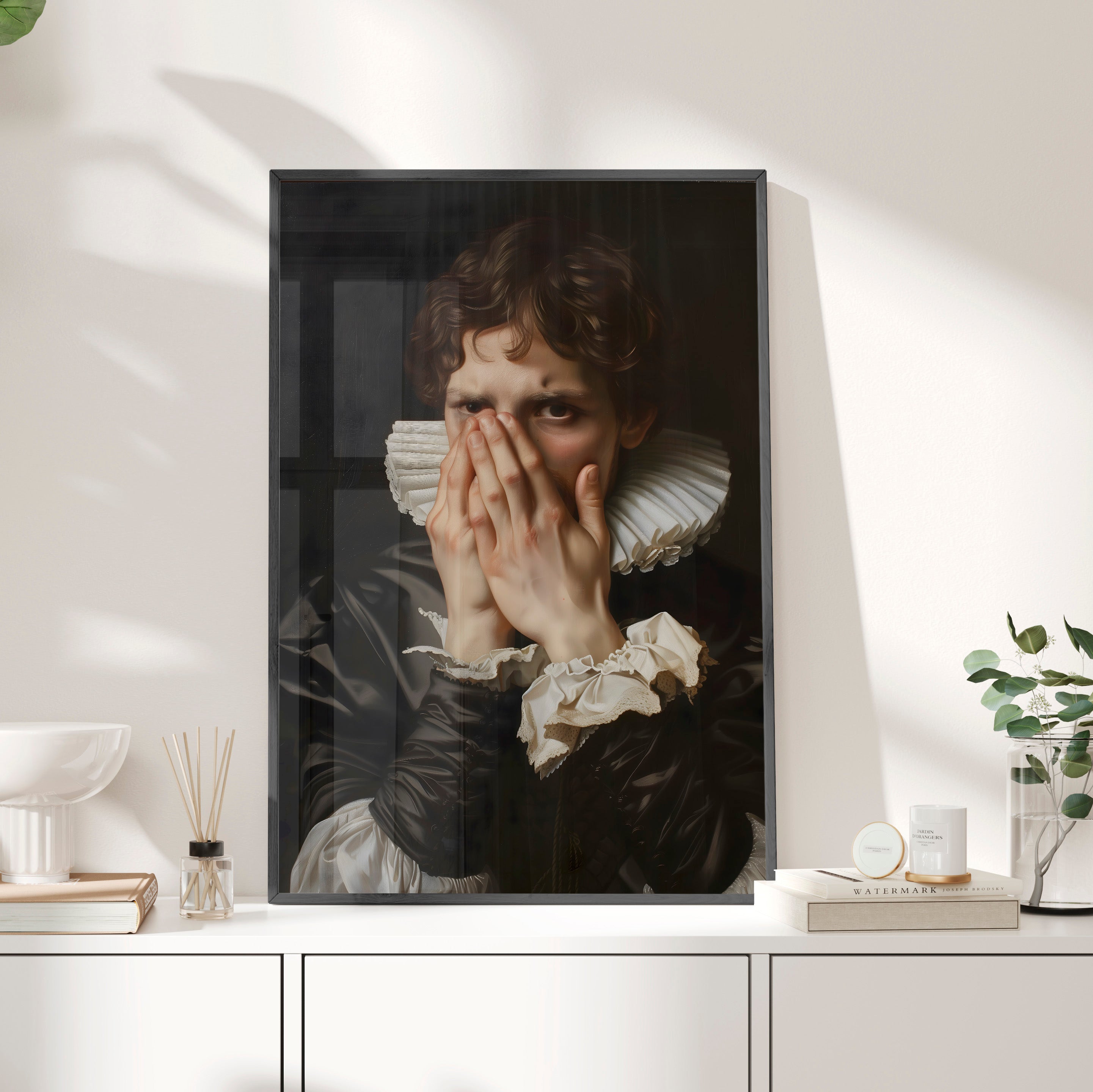 Framed Paper Print - The Foul Flush Reaction