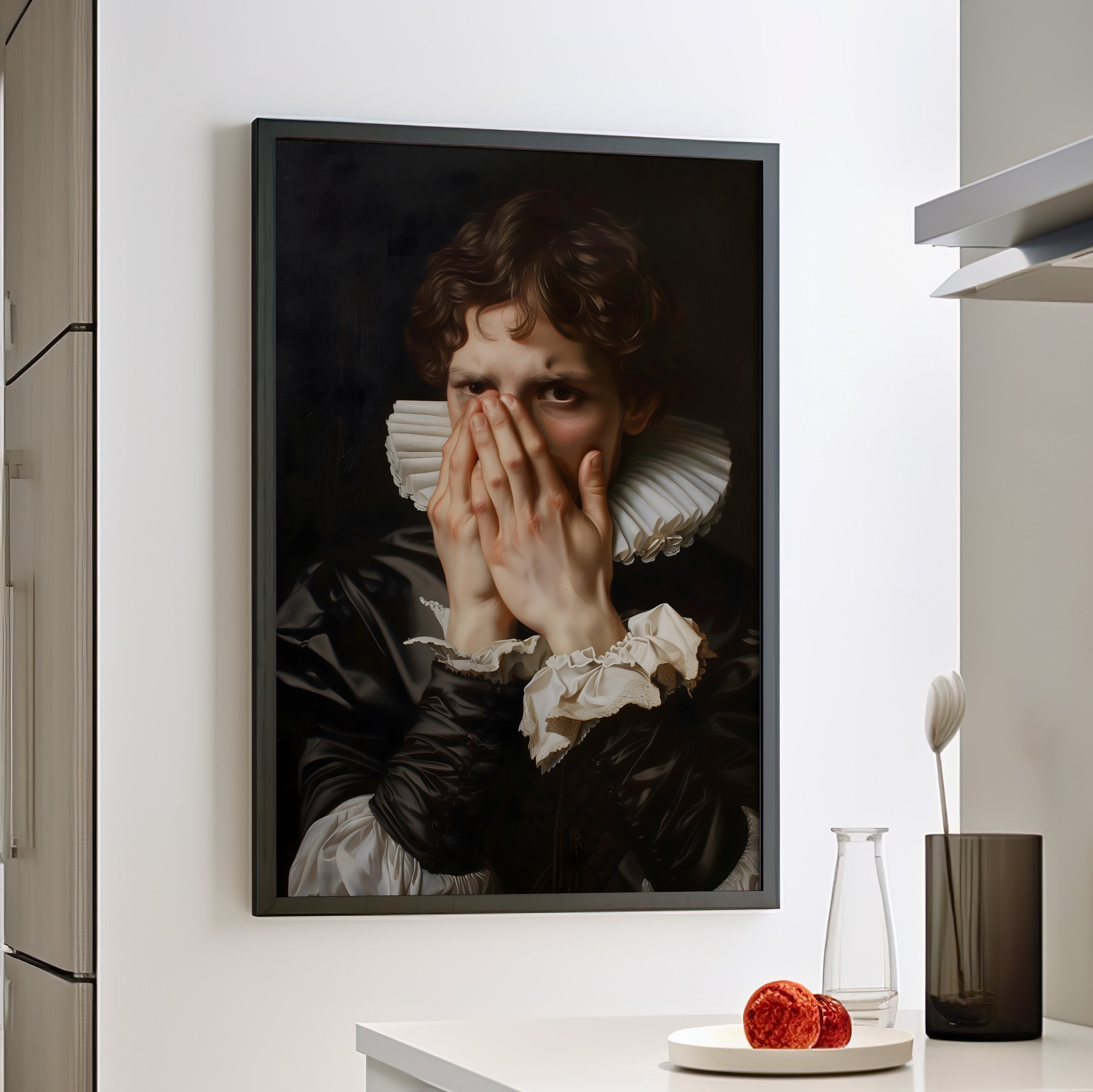 Framed Paper Print - The Foul Flush Reaction