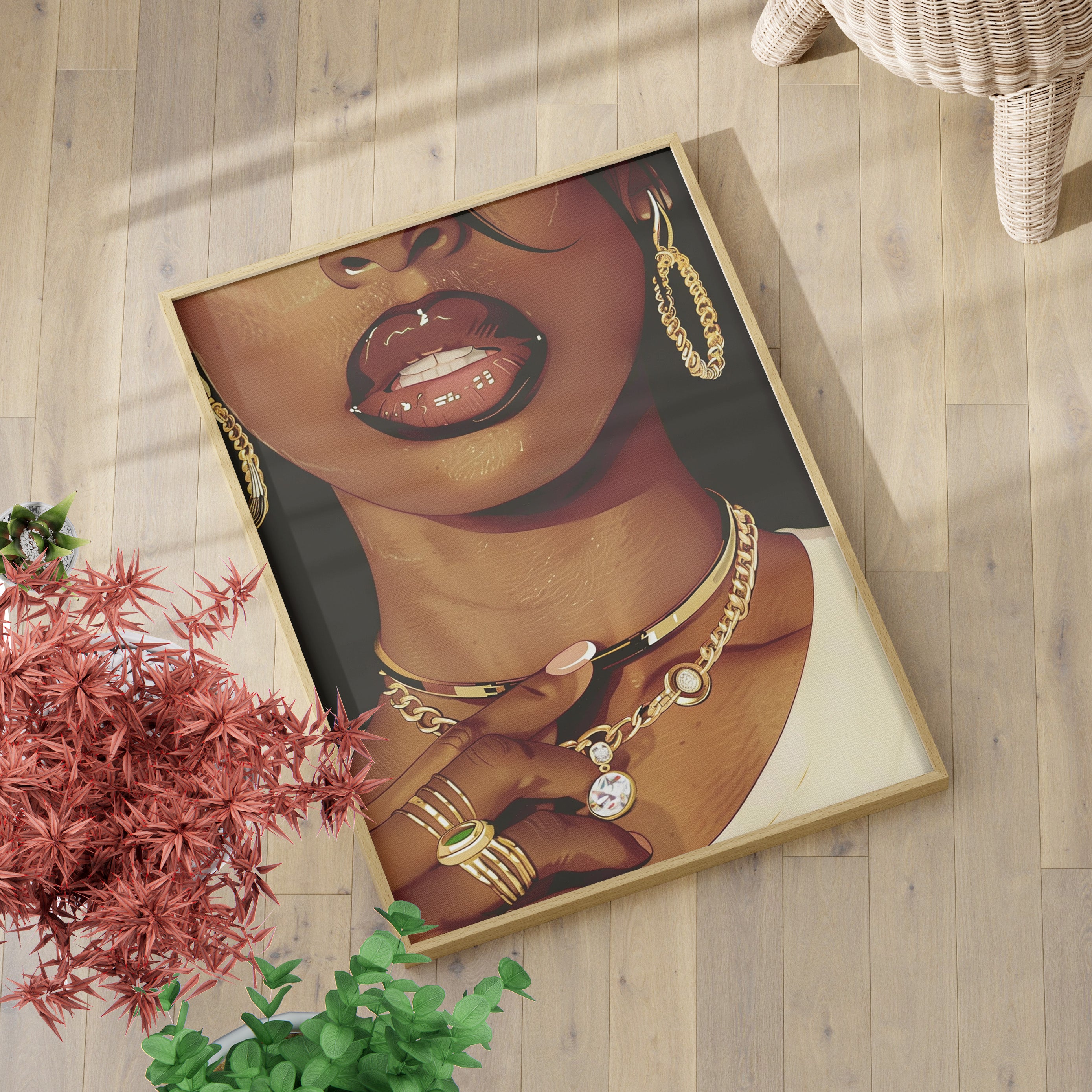 Golden Luxe Confidence Portrait