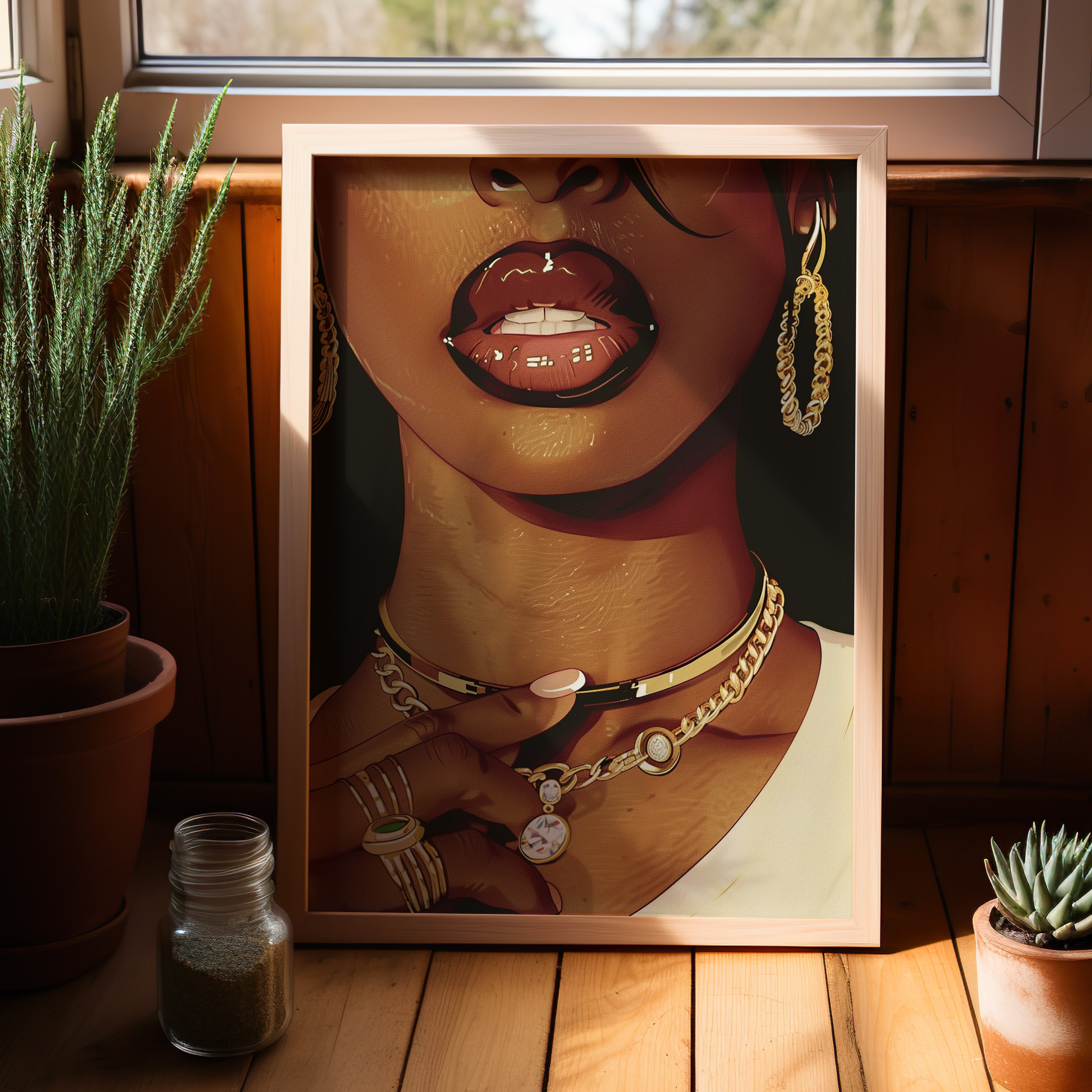 Golden Luxe Confidence Portrait