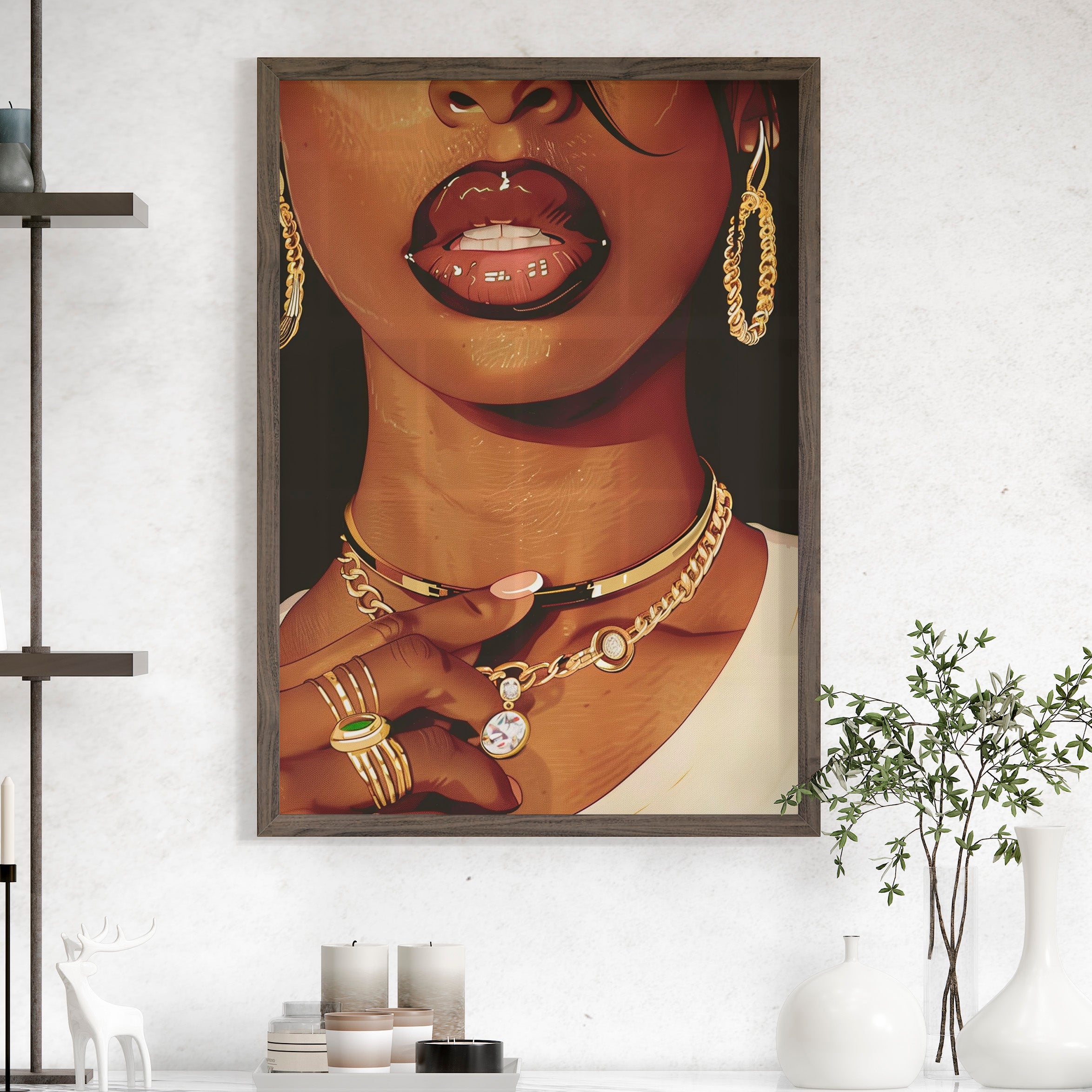 Golden Luxe Confidence Portrait