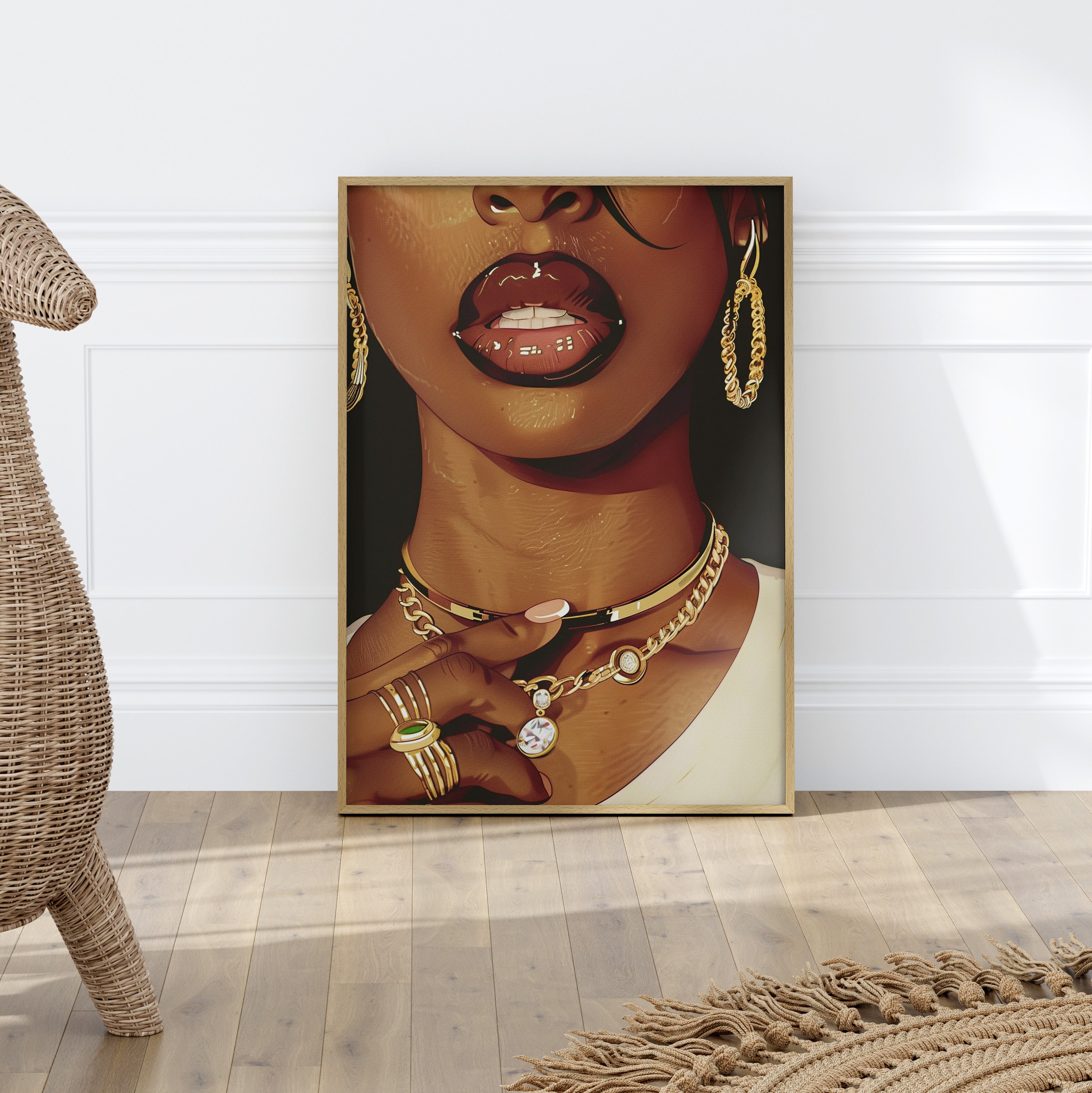 Golden Luxe Confidence Portrait