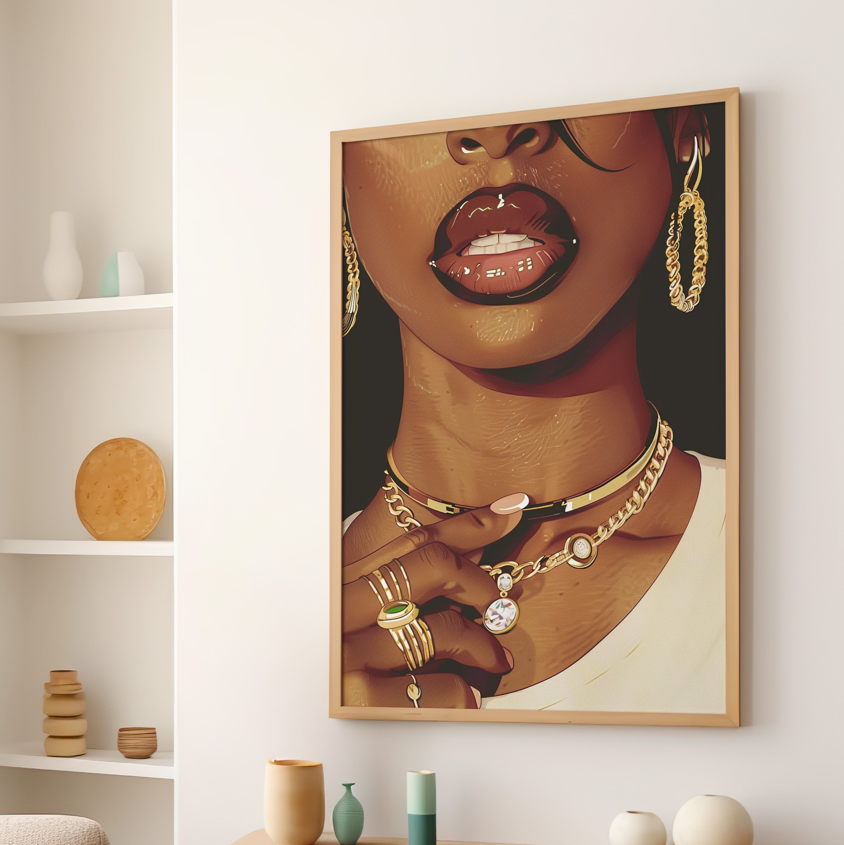 Golden Luxe Confidence Portrait