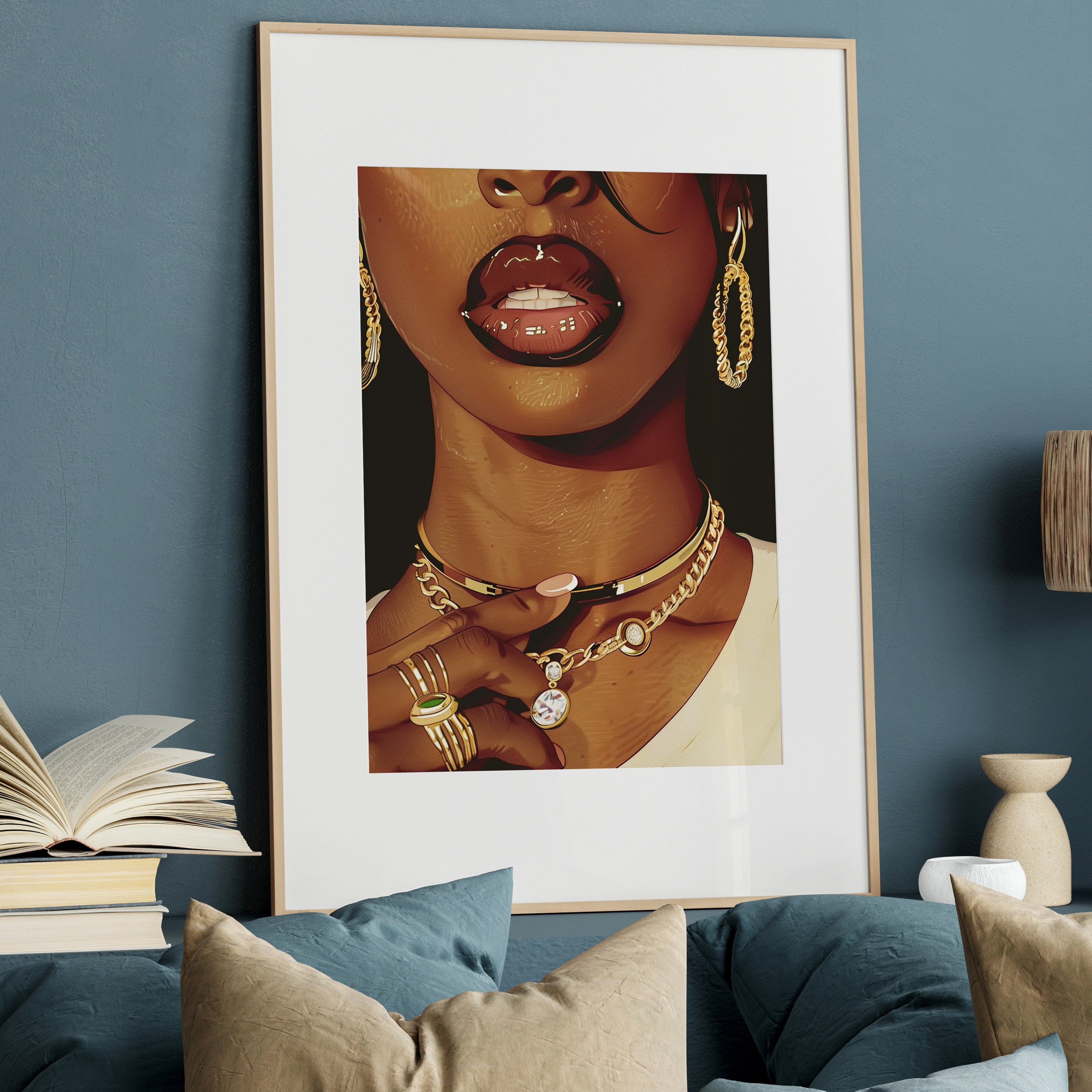 Golden Luxe Confidence Portrait