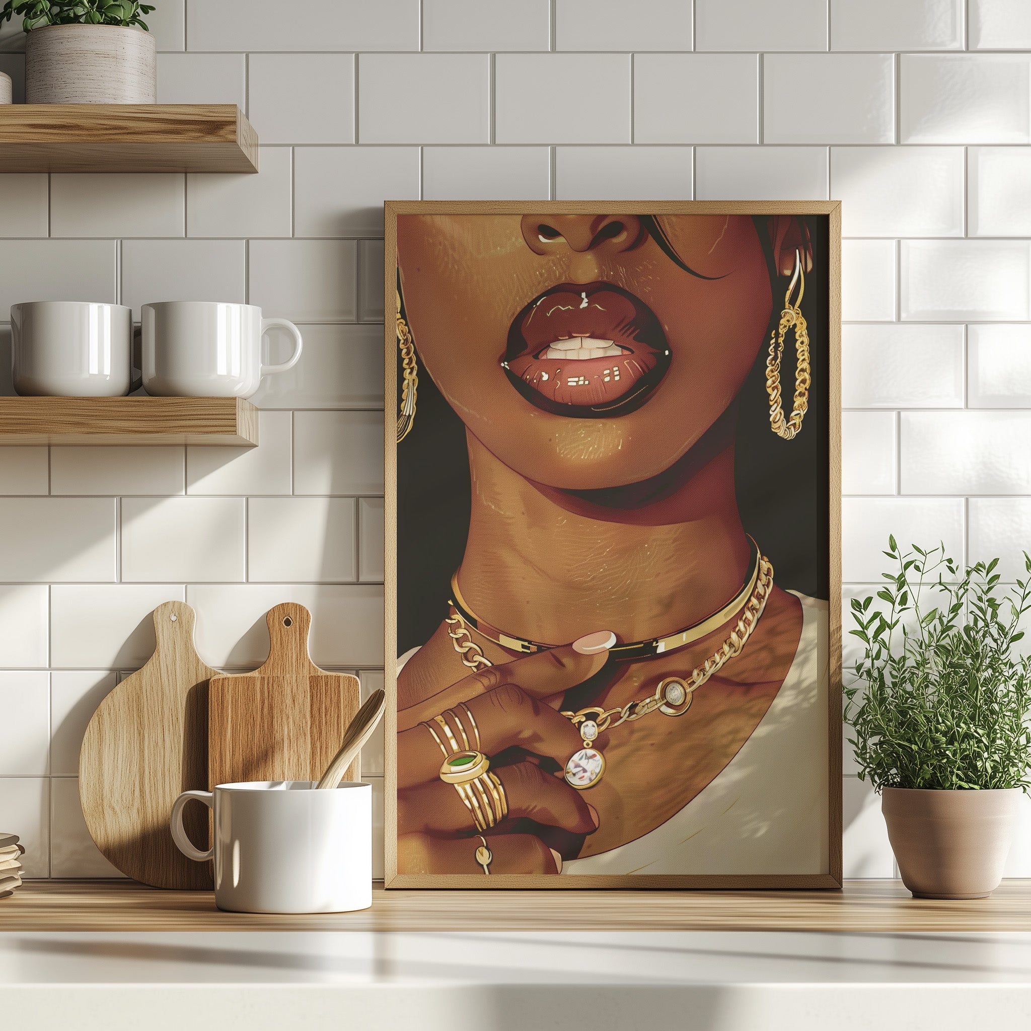 Golden Luxe Confidence Portrait