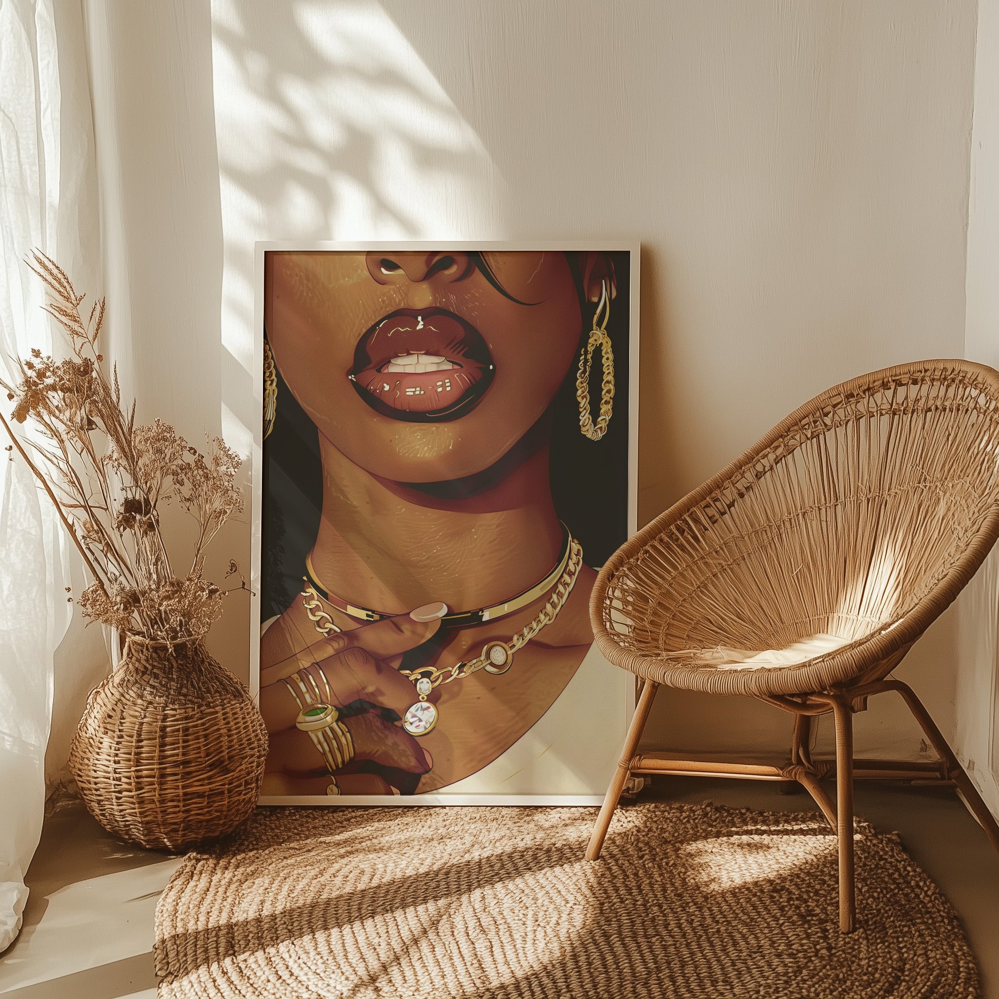 Golden Luxe Confidence Portrait