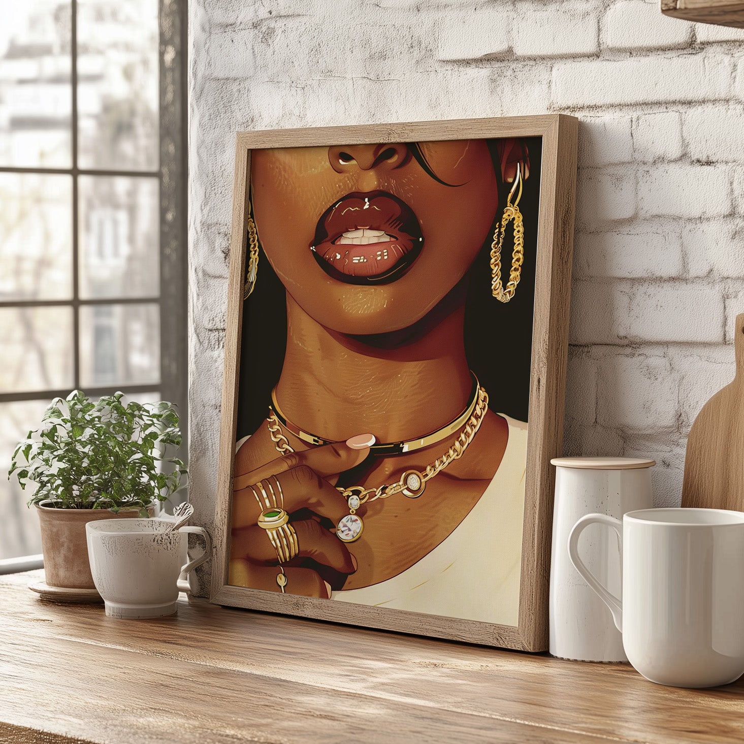 Golden Luxe Confidence Portrait
