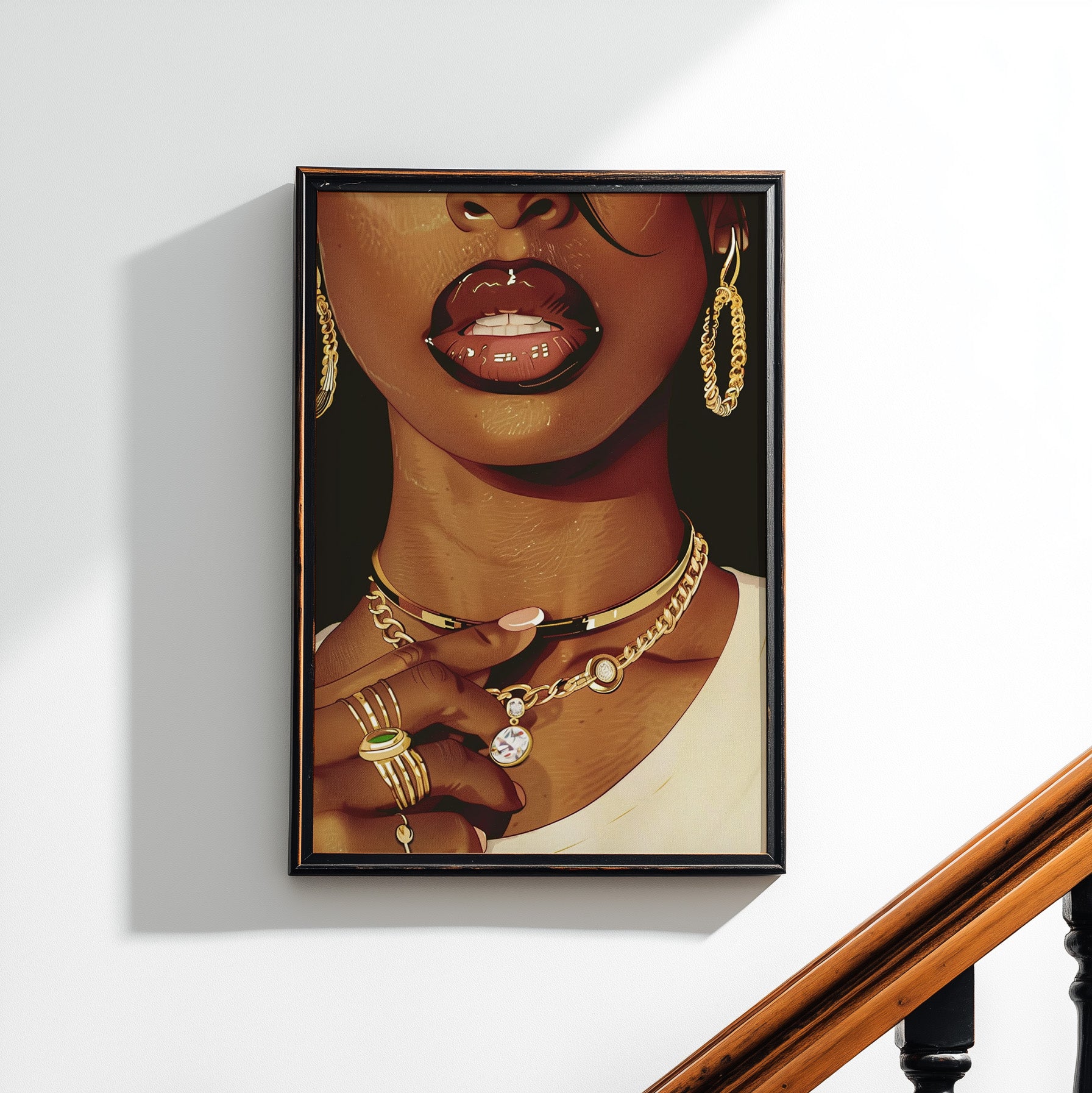 Golden Luxe Confidence Portrait